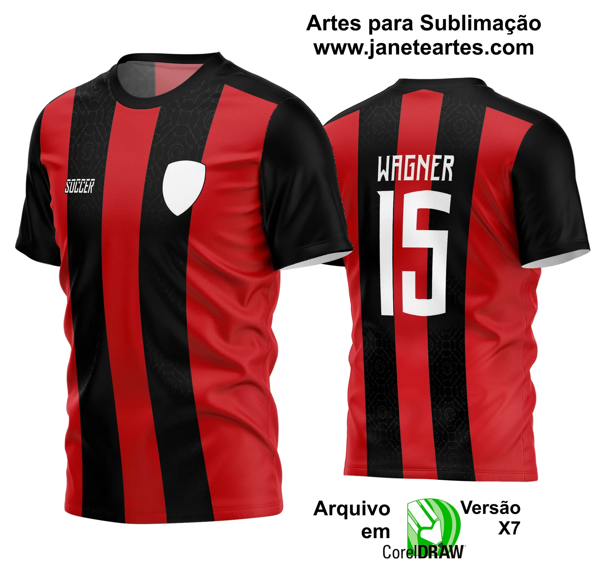 Arte Vetor Estampa Camisa Time Amador Futebol 2024