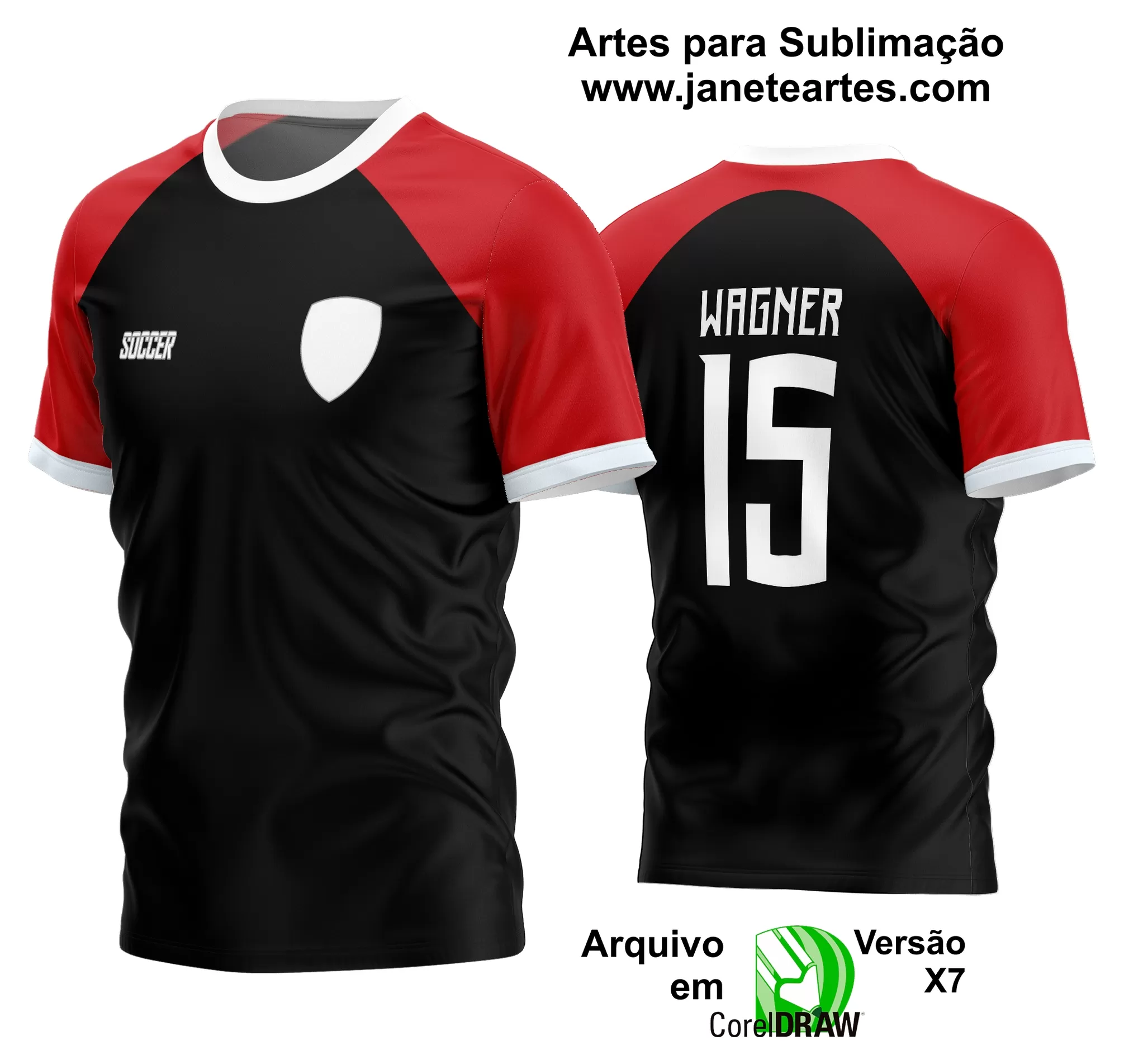 Arte Vetor Estampa Camisa Time Amador Futebol 2024