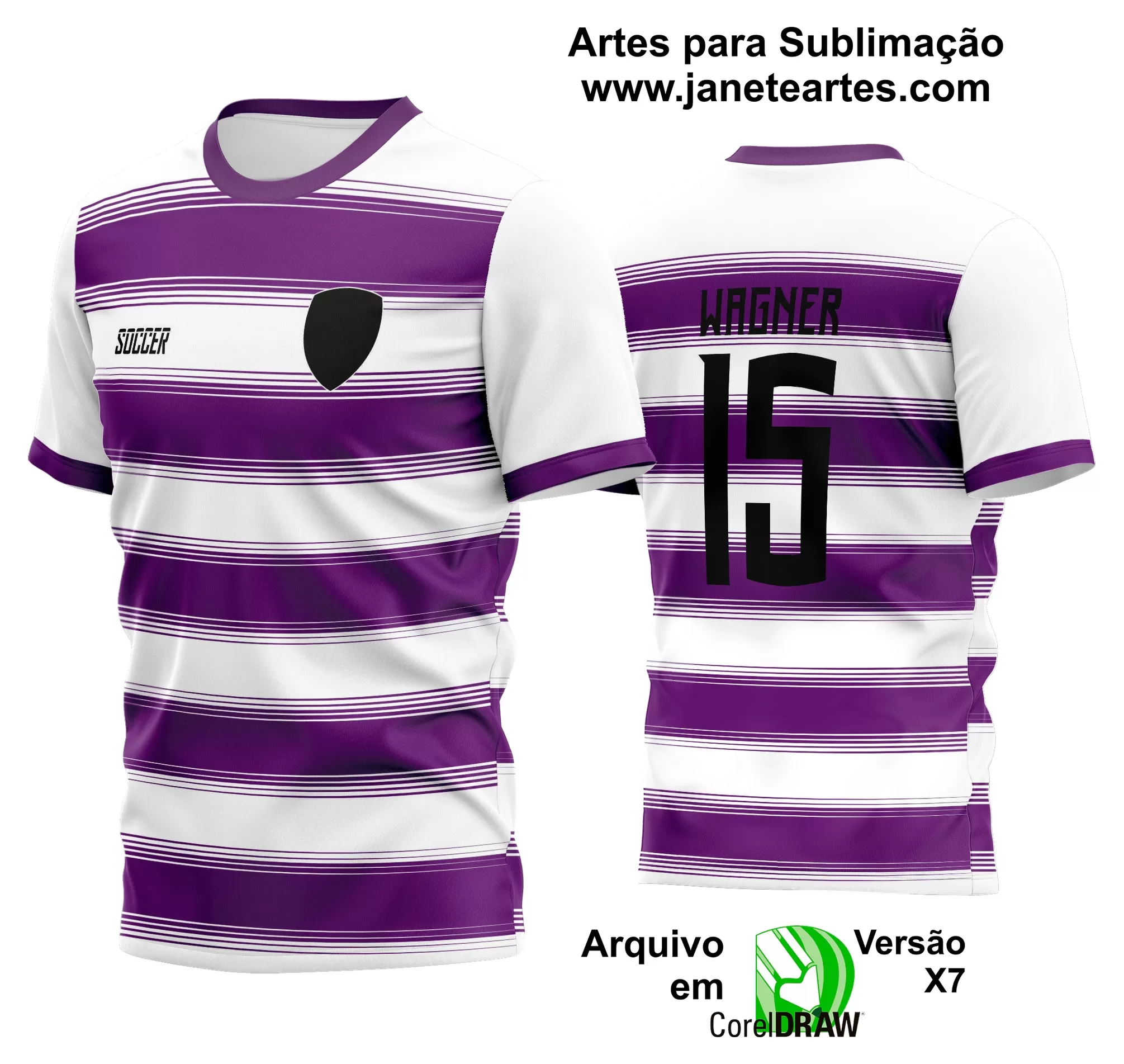 Arte Vetor Estampa Camisa Time Amador Futebol 2024