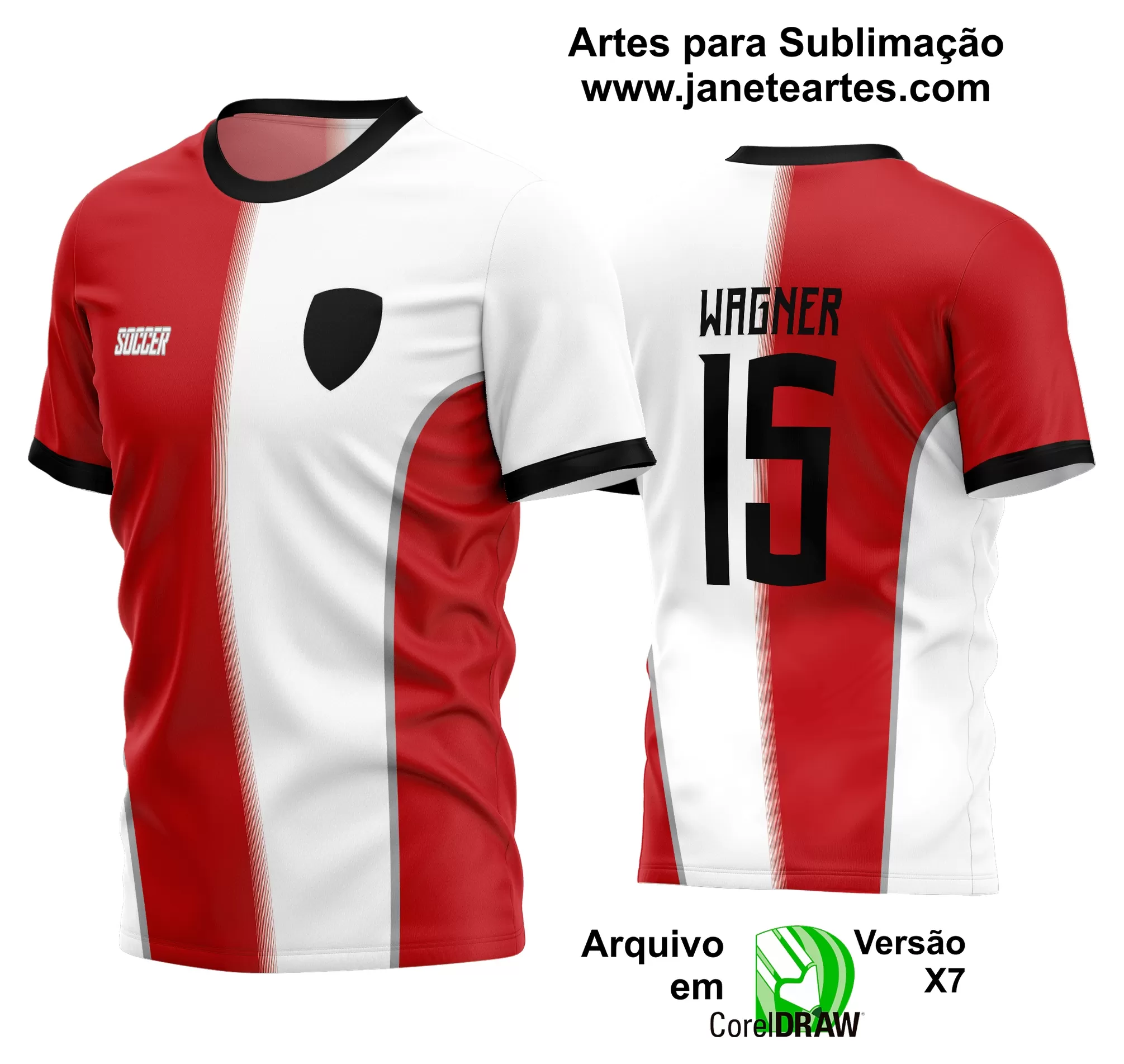 Arte Vetor Estampa Camisa Time Amador Futebol 2024