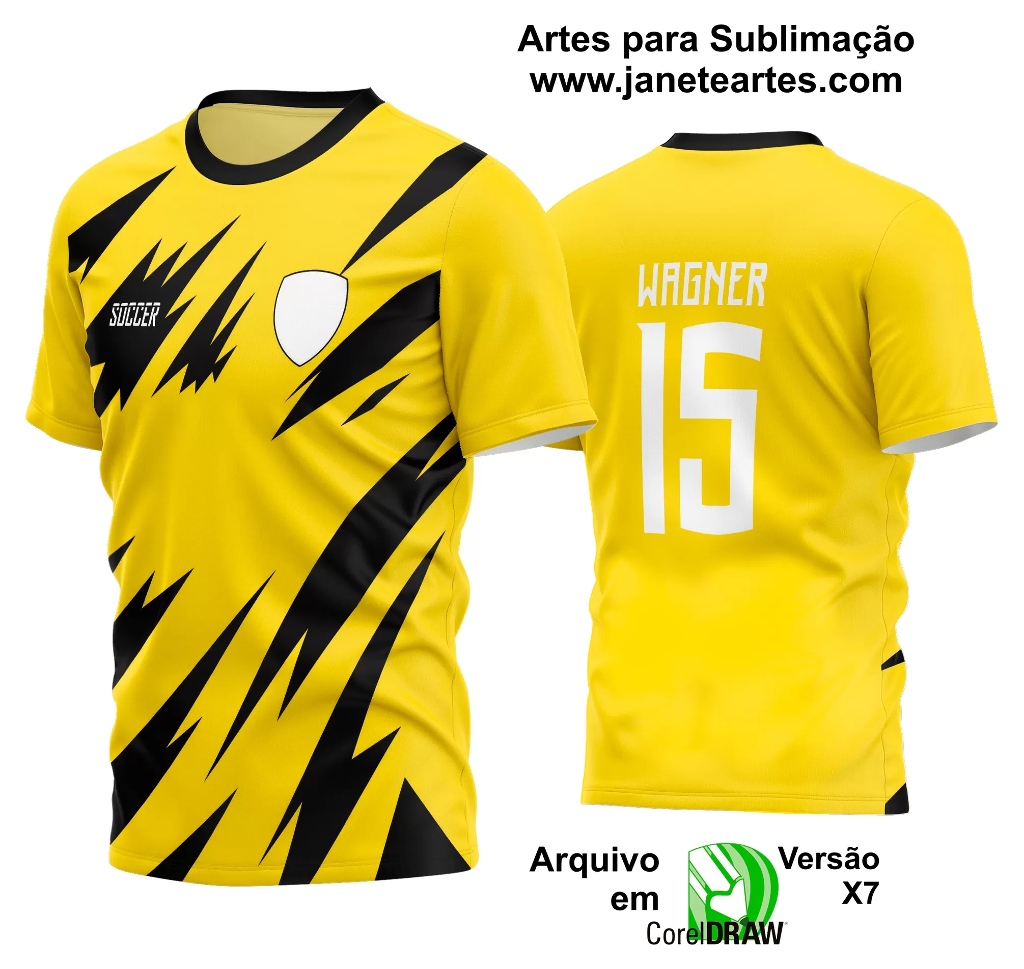 Arte Vetor Estampa Camisa Time Amador Futebol 2024