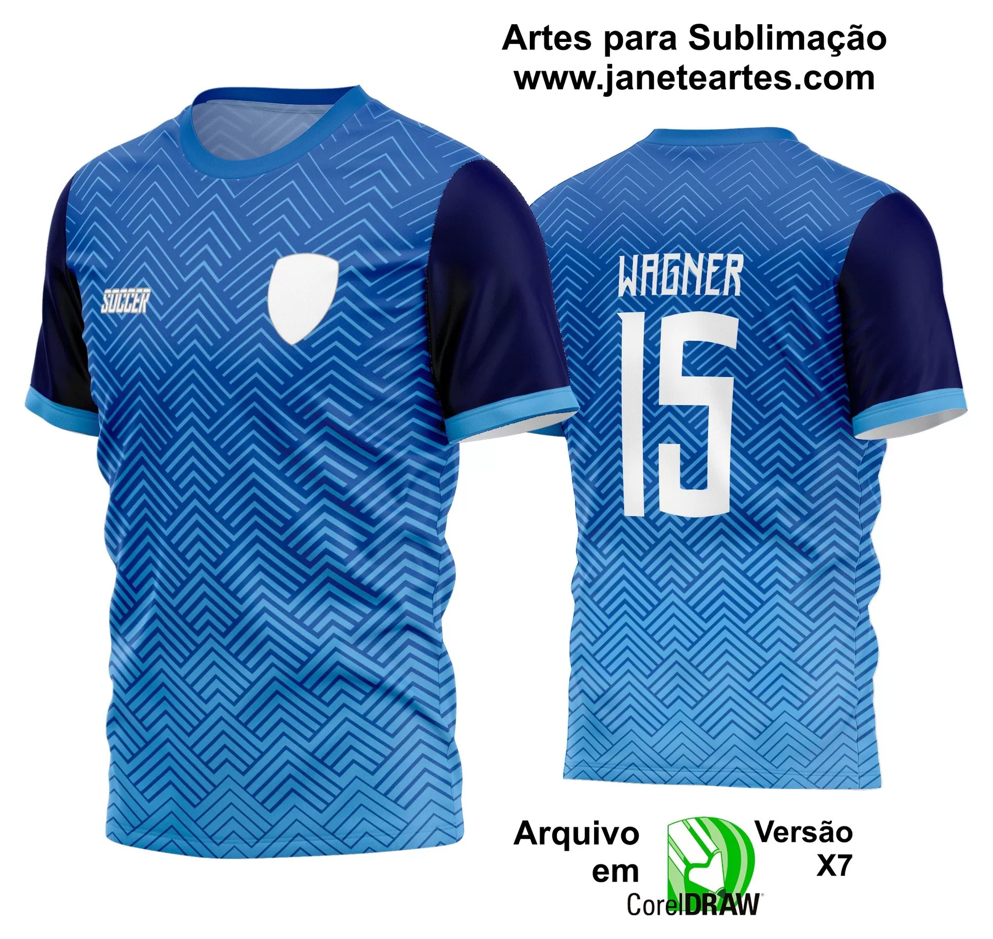 Arte Vetor Estampa Camisa Time Amador Futebol 2024