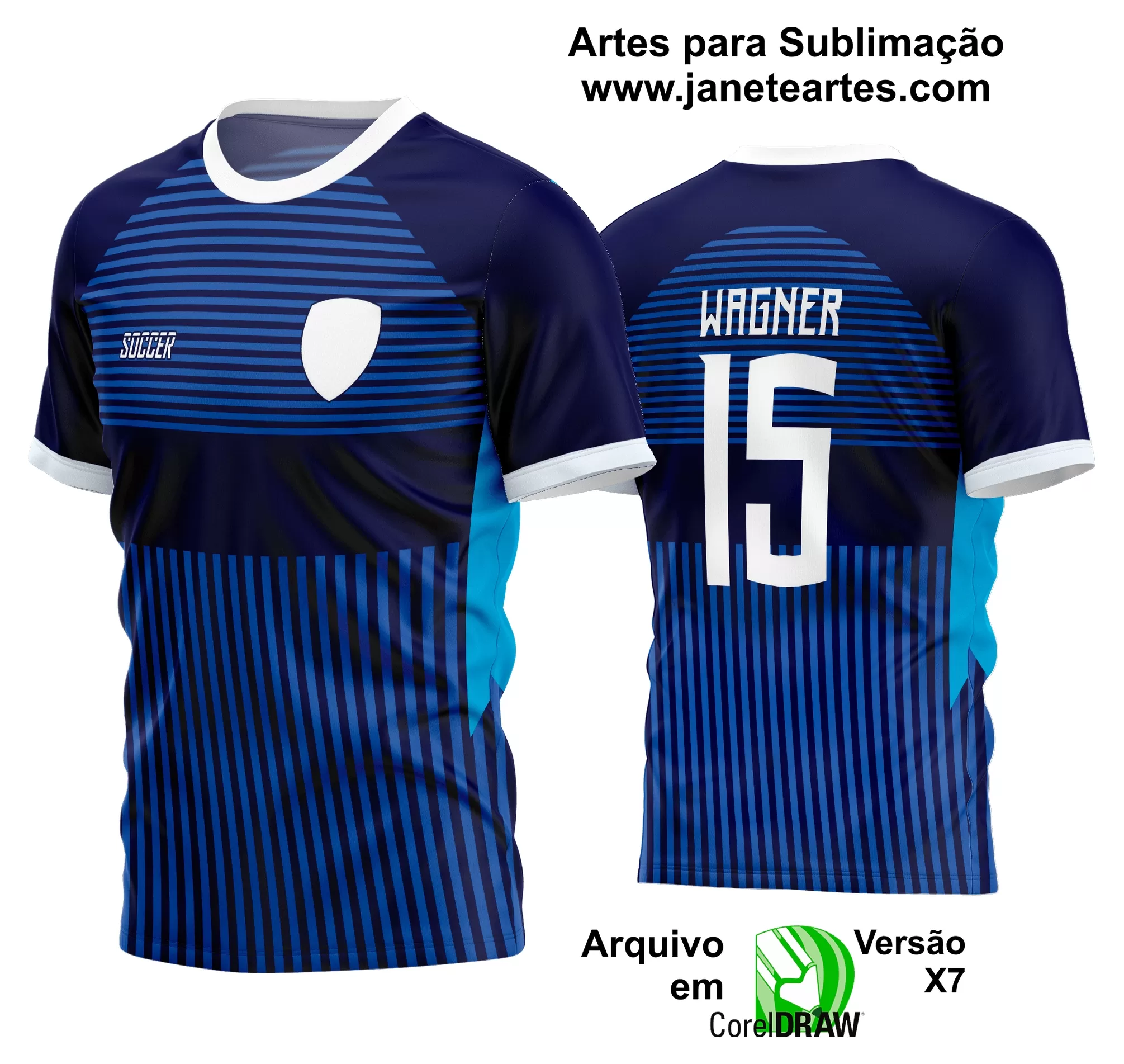 Arte Vetor Estampa Camisa Time Amador Futebol 2024