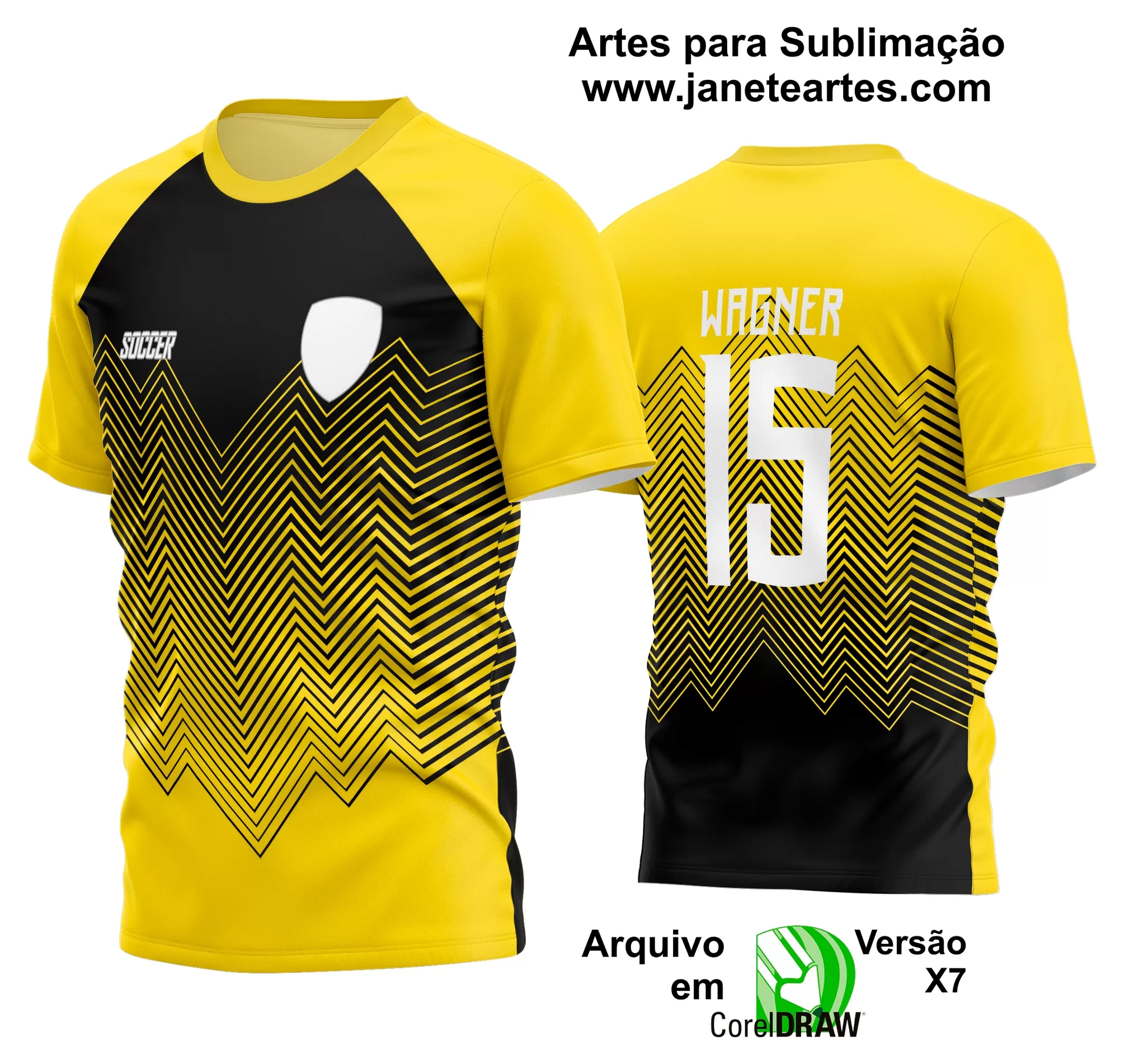 Arte Vetor Estampa Camisa Time Amador Futebol 2024