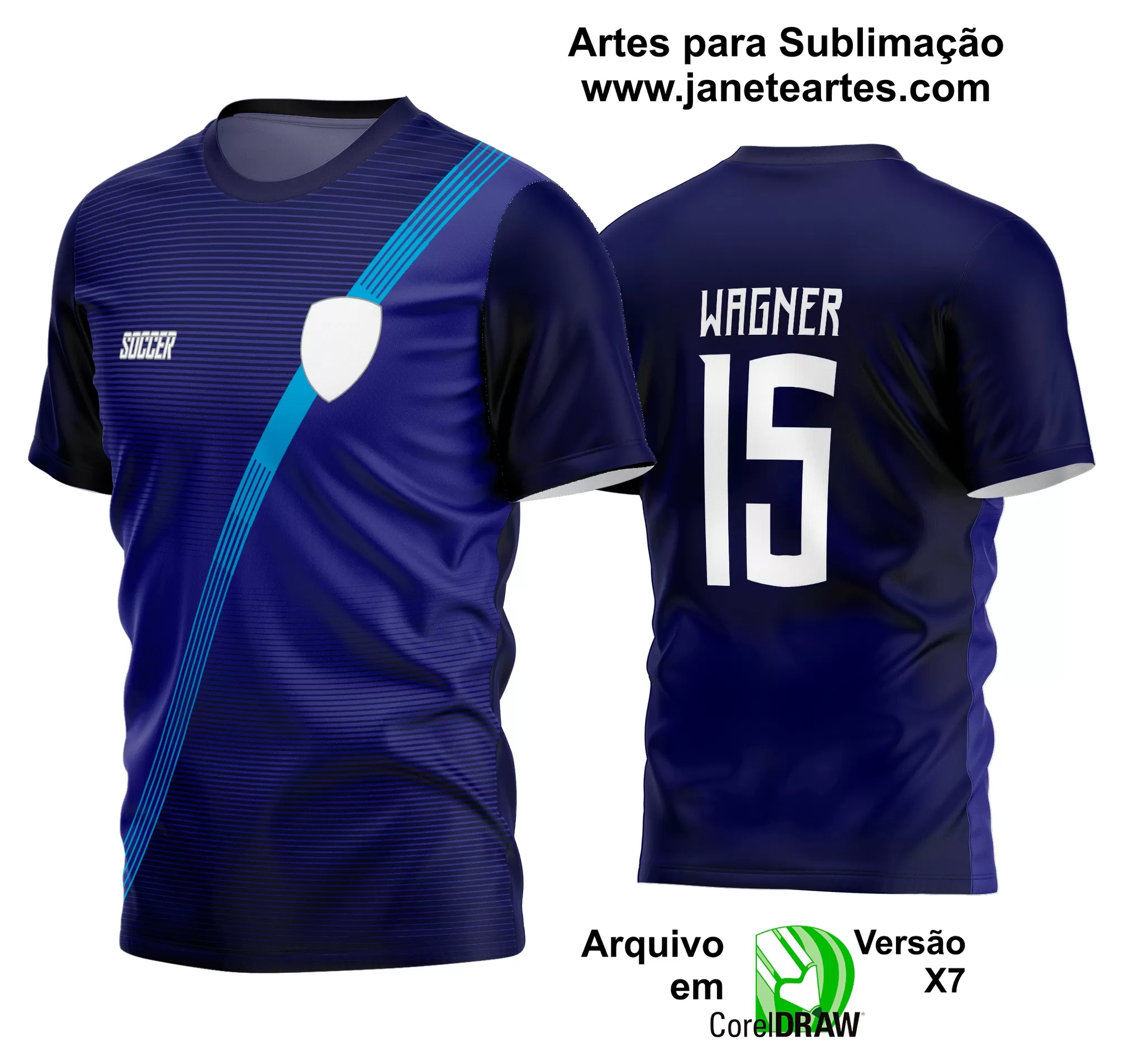 Arte Vetor Estampa Camisa Time Amador Futebol 2024