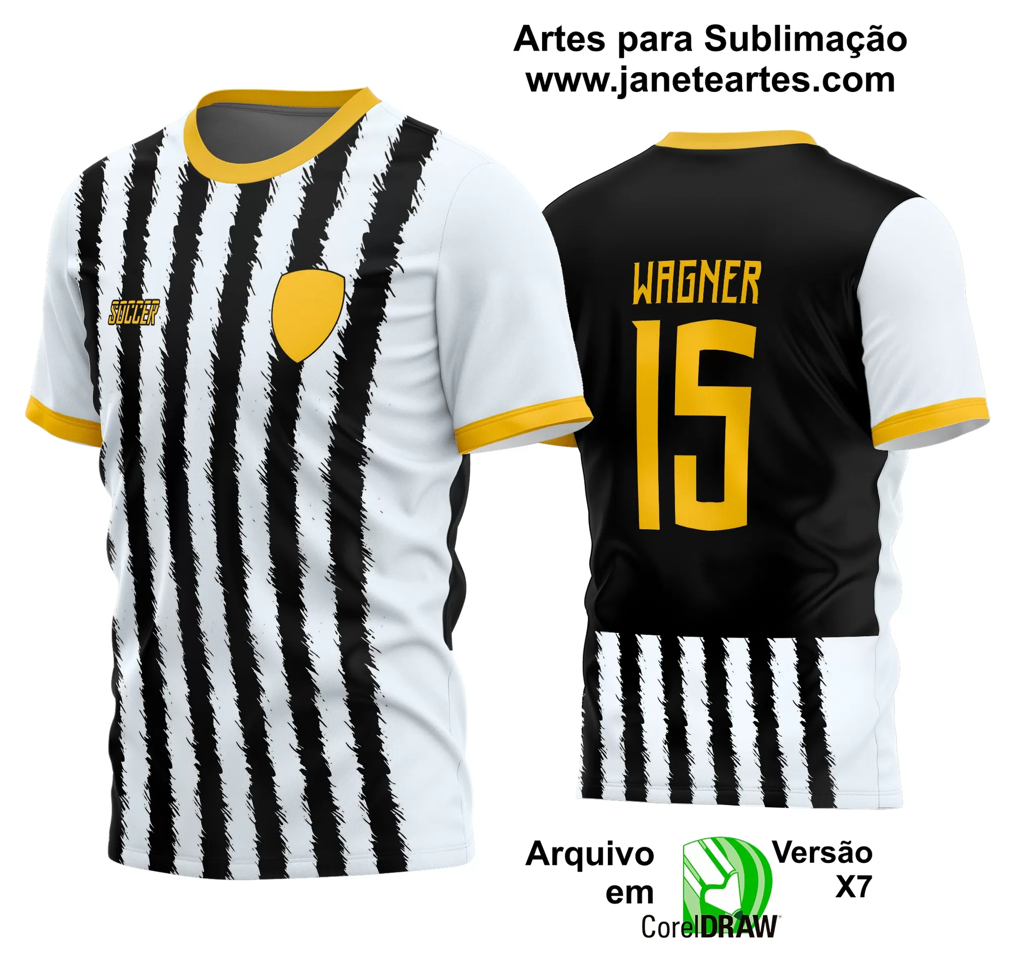 Arte Vetor Estampa Camisa Time Amador Futebol 2024