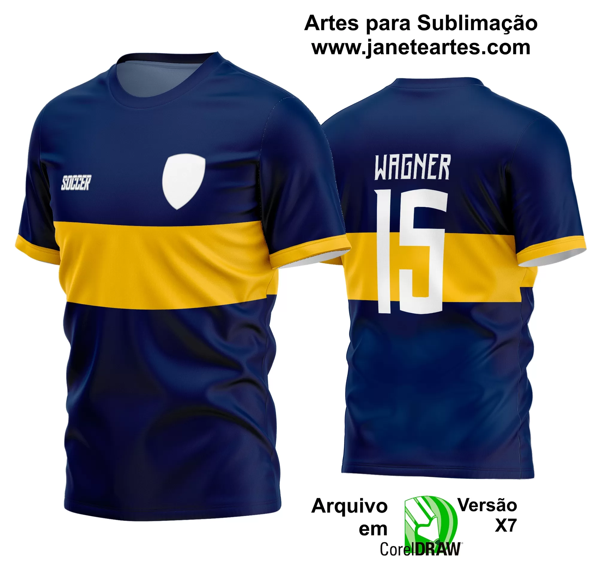 Arte Vetor Estampa Camisa Time Amador Futebol 2024