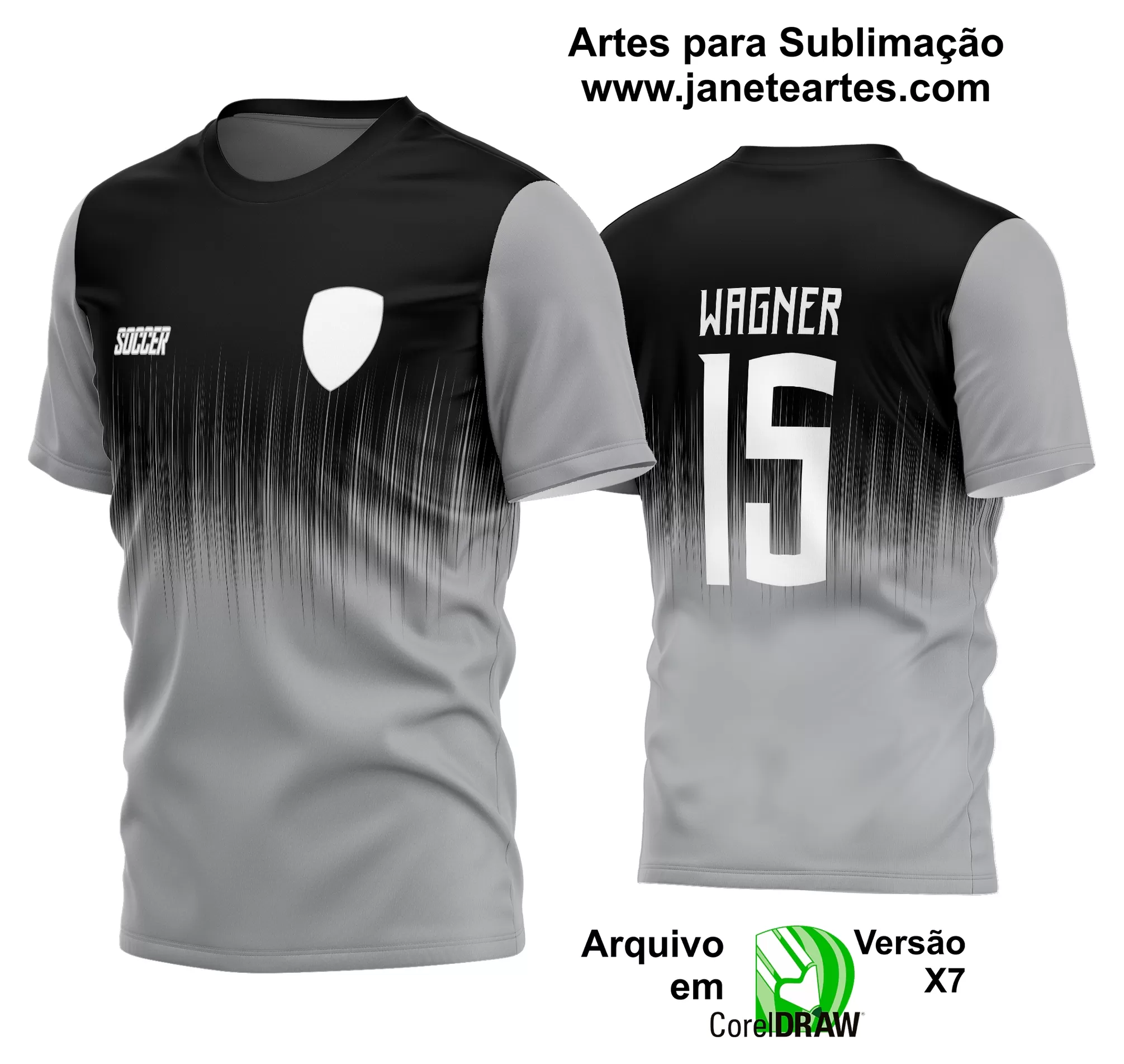 Arte Vetor Estampa Camisa Time Amador Futebol 2024