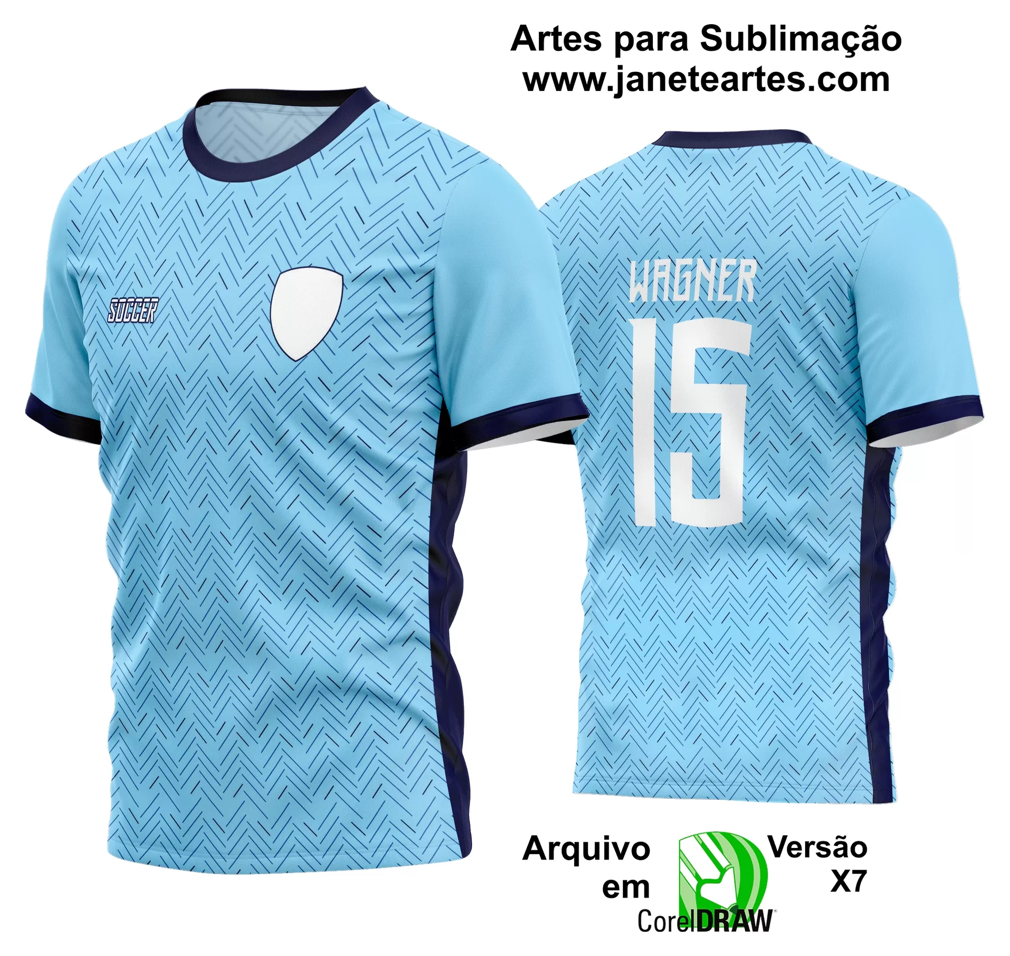 Arte Vetor Estampa Camisa Time Amador Futebol 2024