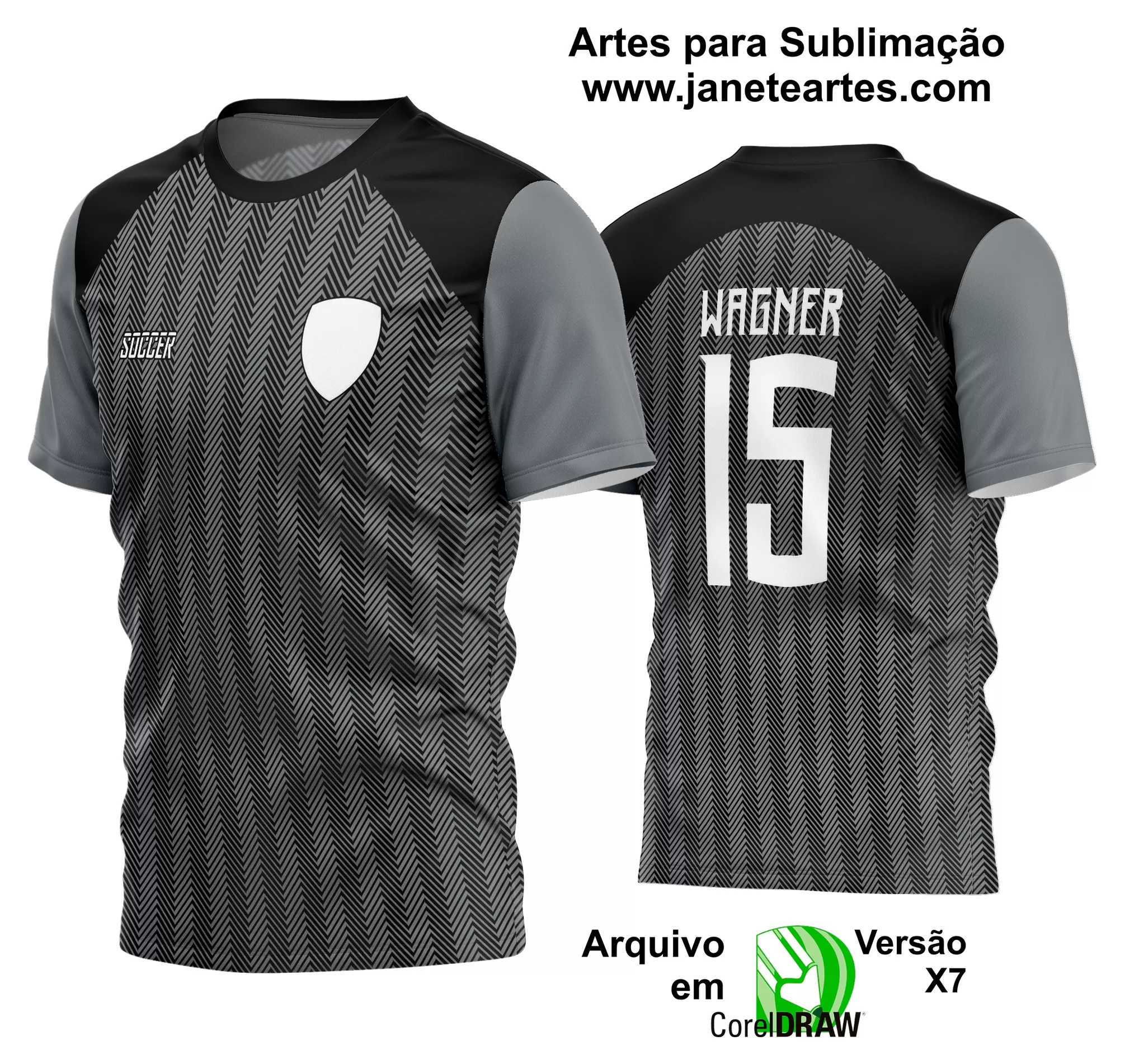 Arte Vetor Estampa Camisa Time Amador Futebol 2024