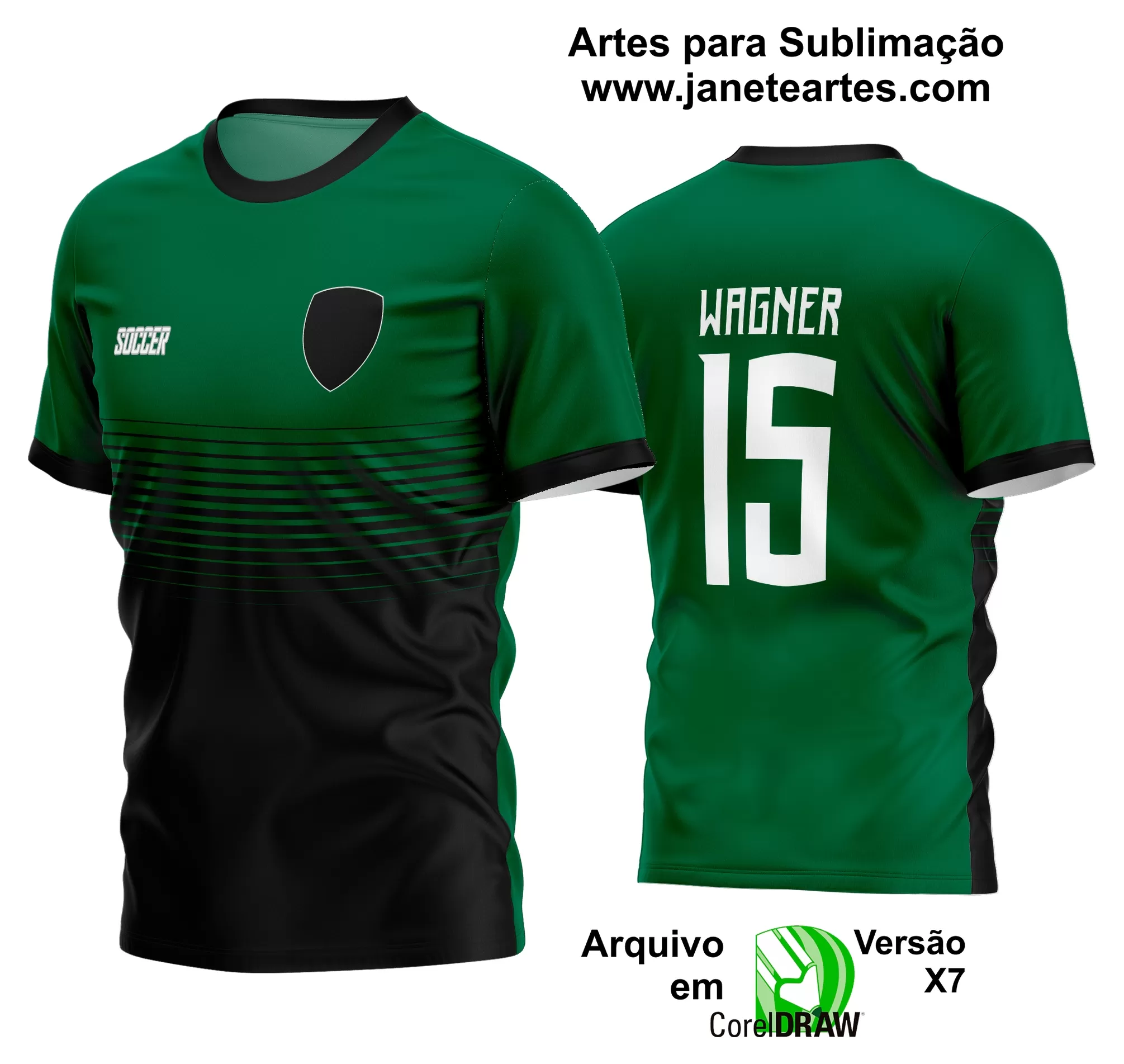 Arte Vetor Estampa Camisa Time Amador Futebol 2024