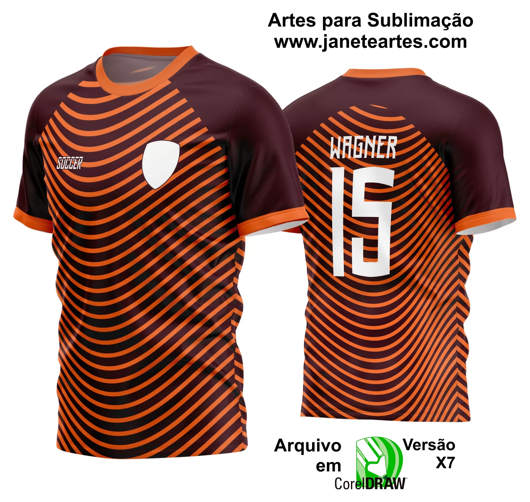 Arte Vetor Estampa Camisa Time Amador Futebol 2024