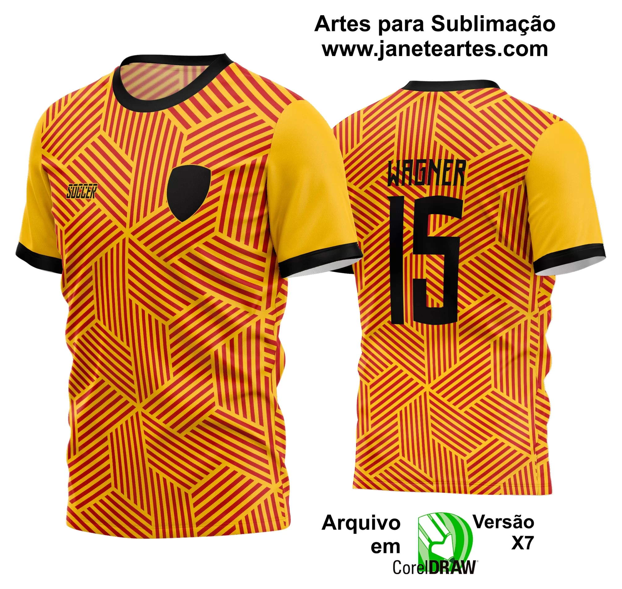 Arte Vetor Estampa Camisa Time Amador Futebol 2024