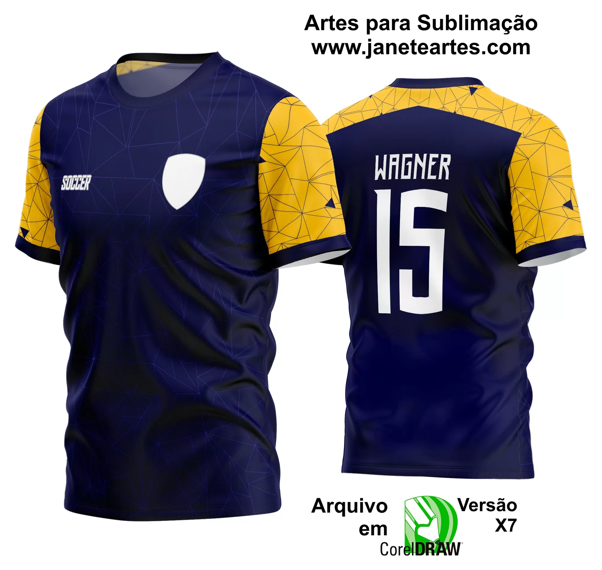 Arte Vetor Estampa Camisa Time Amador Futebol 2024