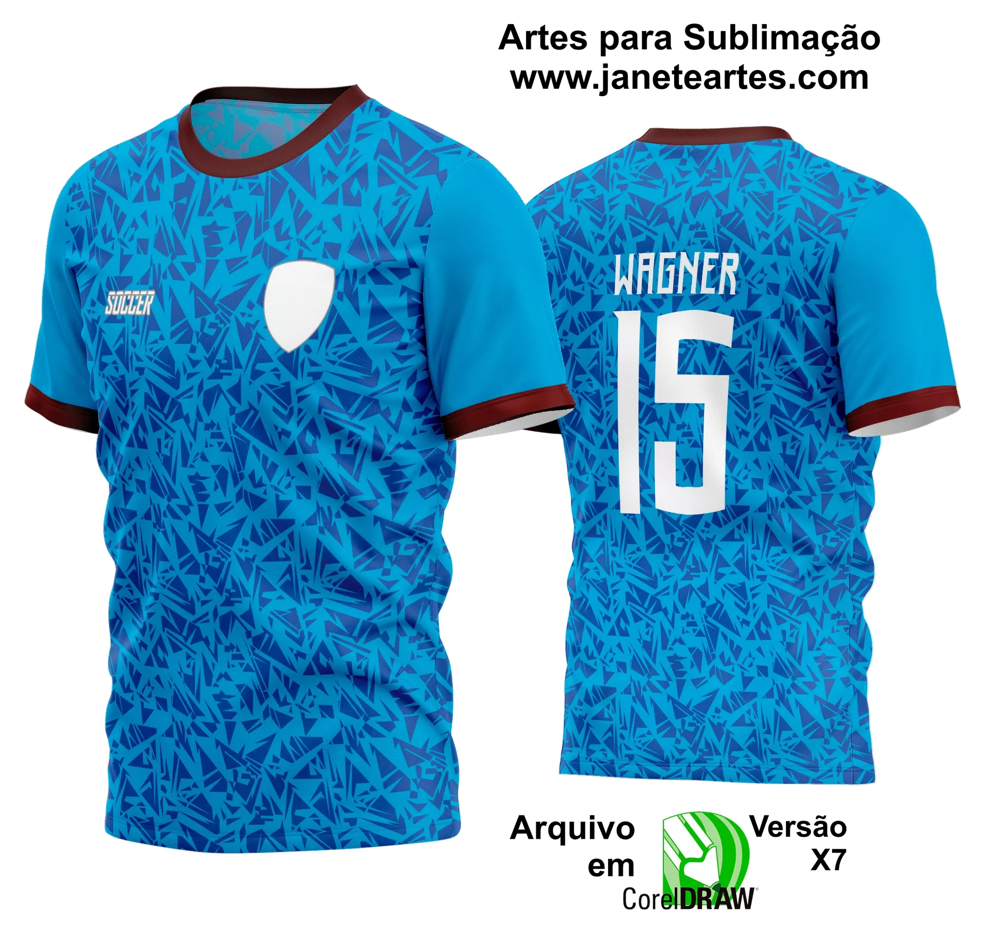 Arte Vetor Estampa Camisa Time Amador Futebol 2024