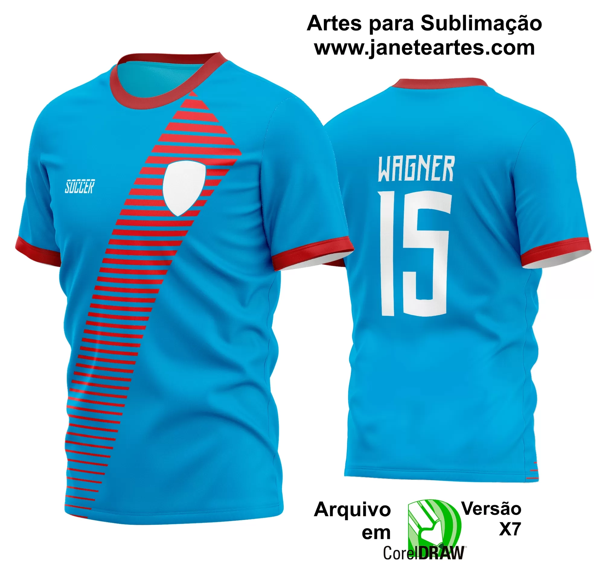 Arte Vetor Estampa Camisa Time Amador Futebol 2024