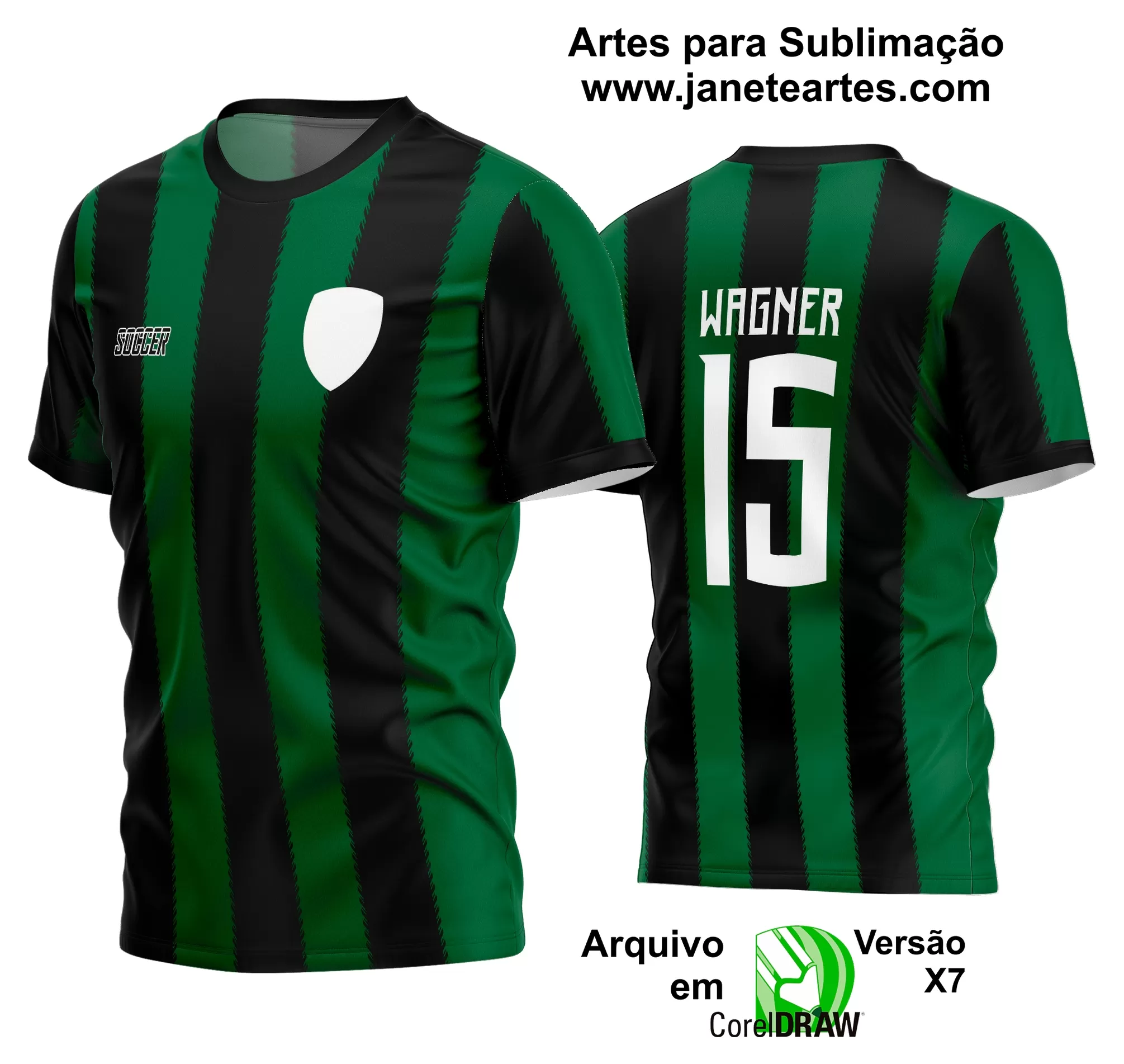 Arte Vetor Estampa Camisa Time Amador Futebol 2024