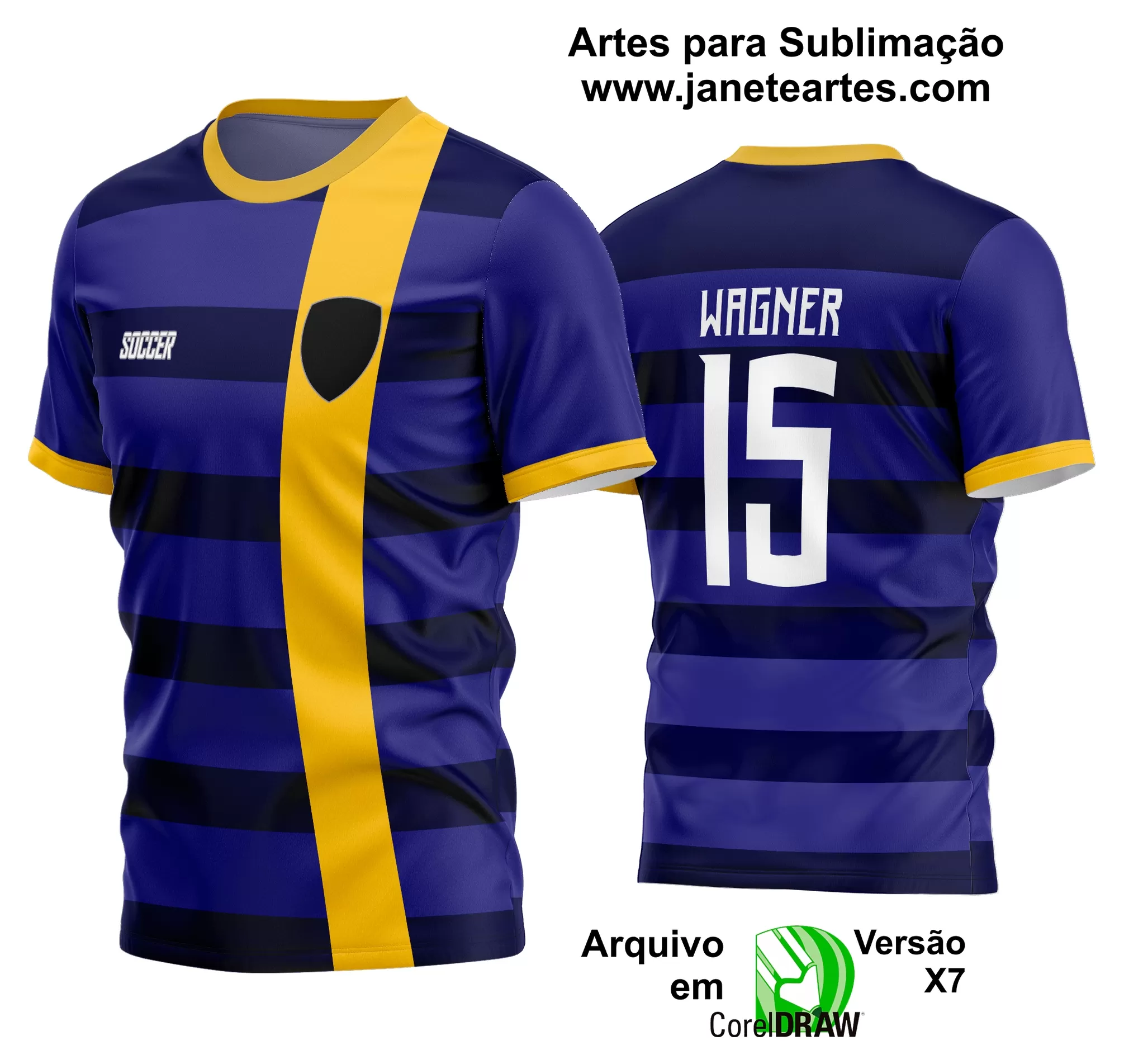 Arte Vetor Estampa Camisa Time Amador Futebol 2024