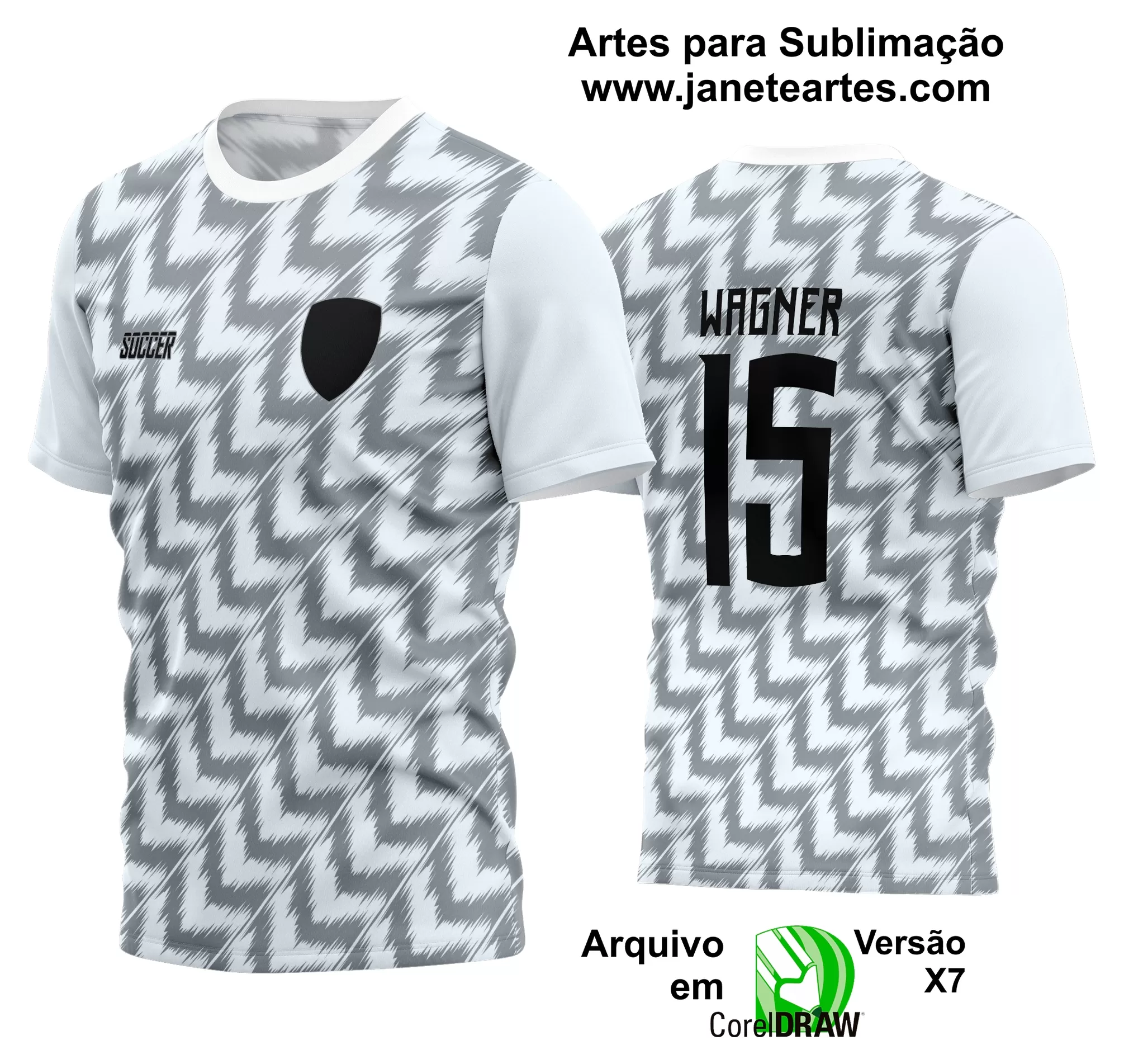 Arte Vetor Estampa Camisa Time Amador Futebol 2024