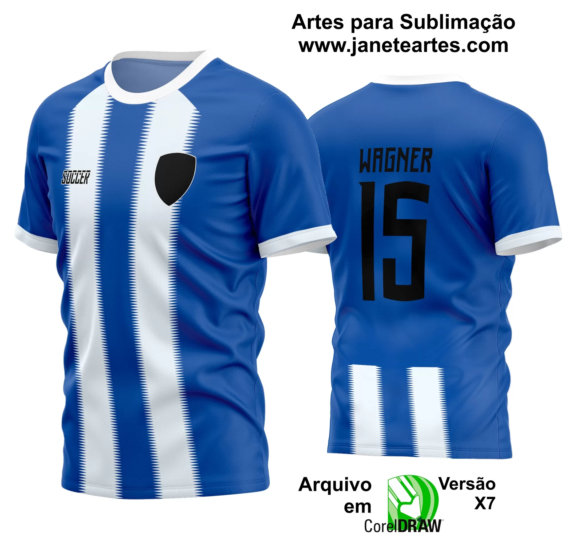 Arte Vetor Estampa Camisa Time Amador Futebol 2024