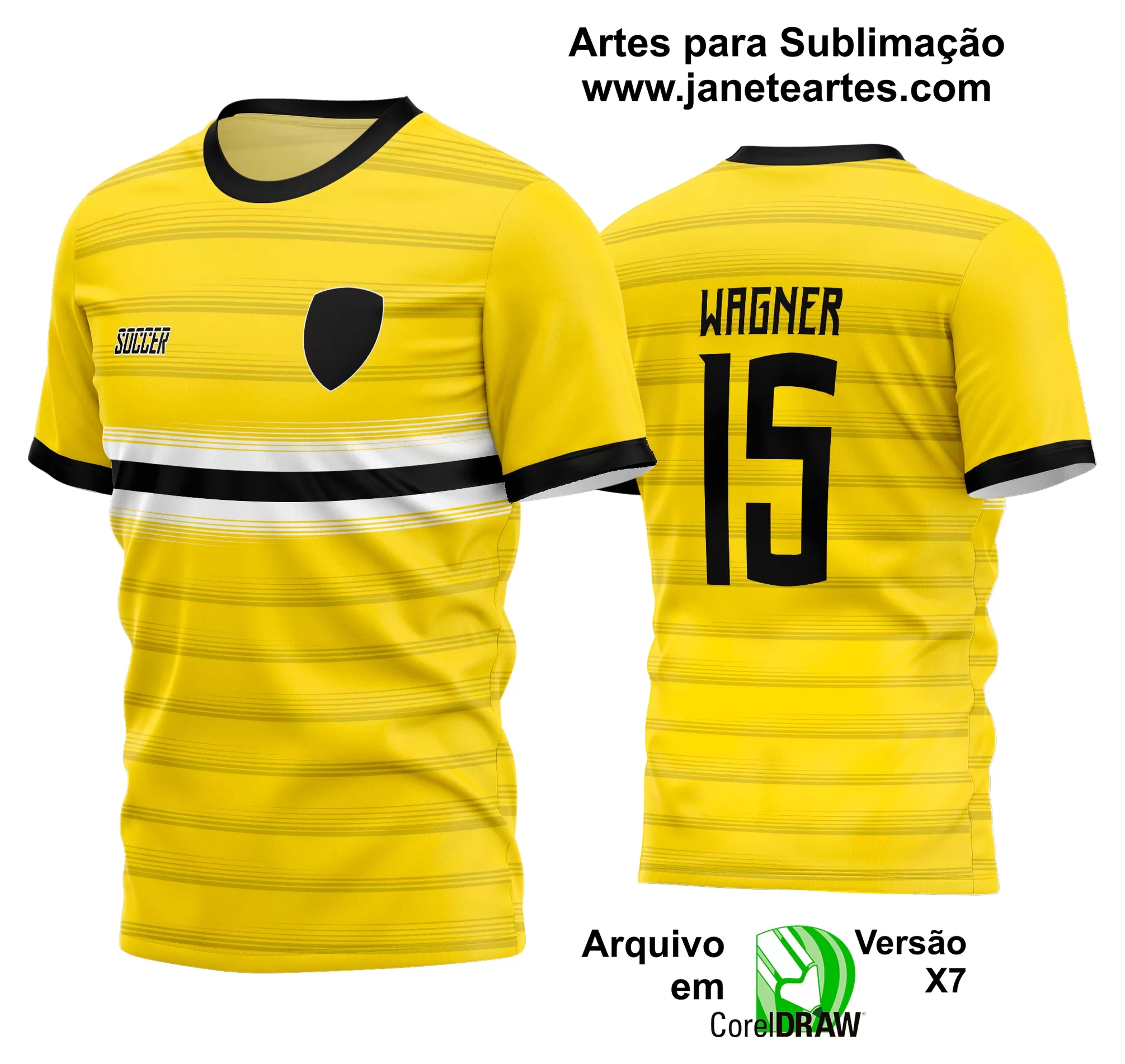 Arte Vetor Estampa Camisa Time Amador Futebol 2024