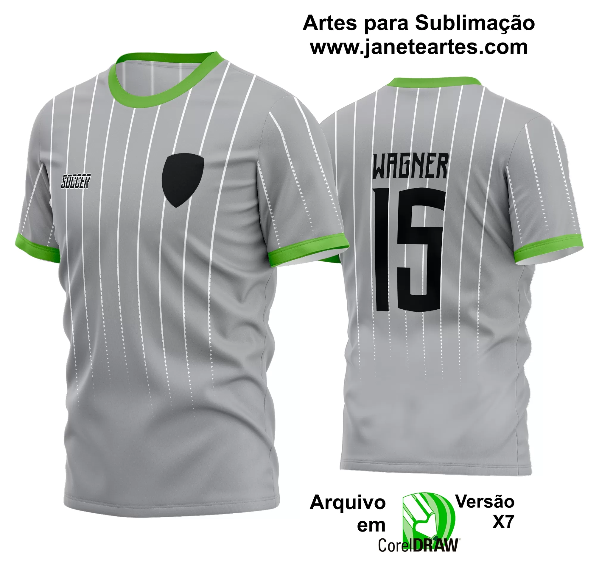 Arte Vetor Estampa Camisa Time Amador Futebol 2024