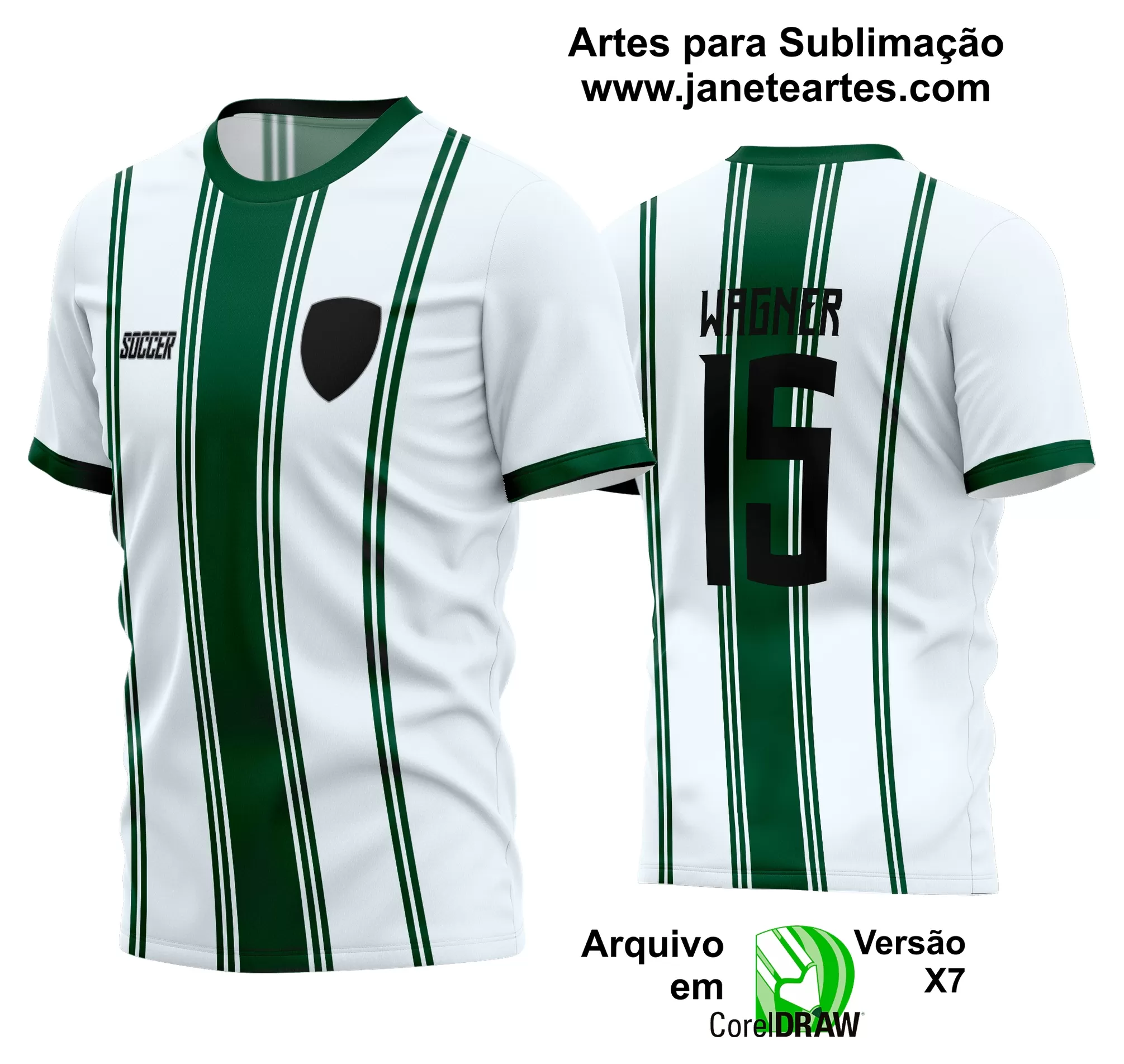 Arte Vetor Estampa Camisa Time Amador Futebol 2024 B