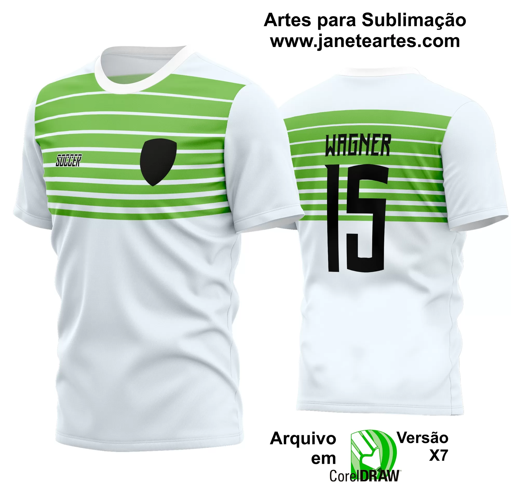 Arte Vetor Estampa Camisa Time Amador Futebol 2024