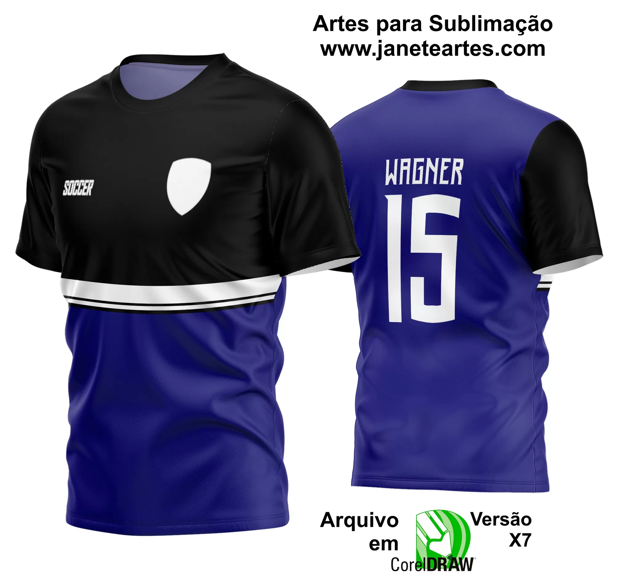 Arte Vetor Estampa Camisa Time Amador Futebol 2024