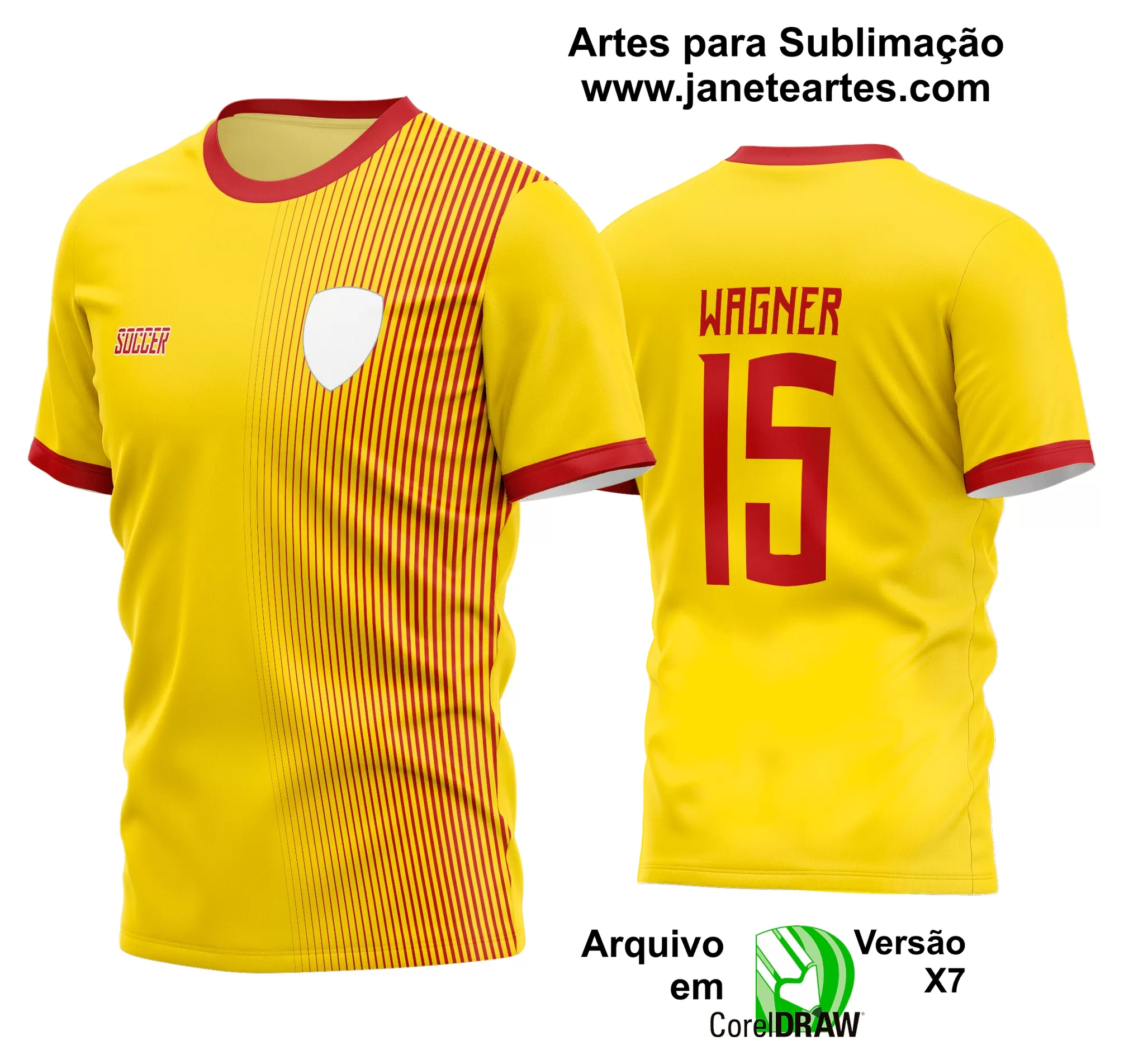 Arte Vetor Estampa Camisa Time Amador Futebol 2024