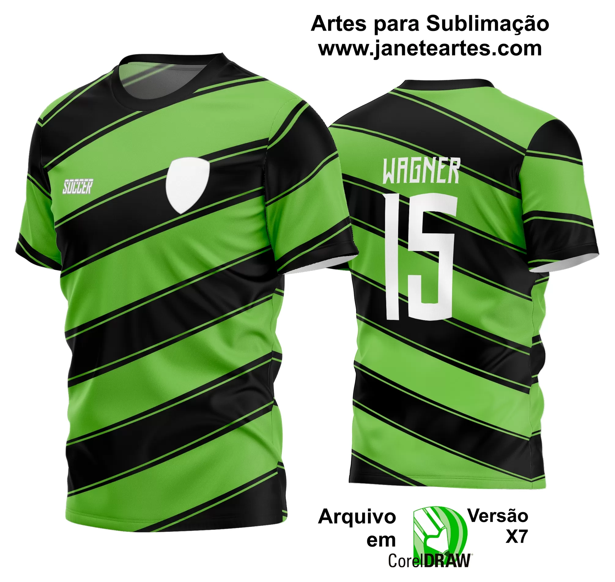 Arte Vetor Estampa Camisa Time Amador Futebol 2024