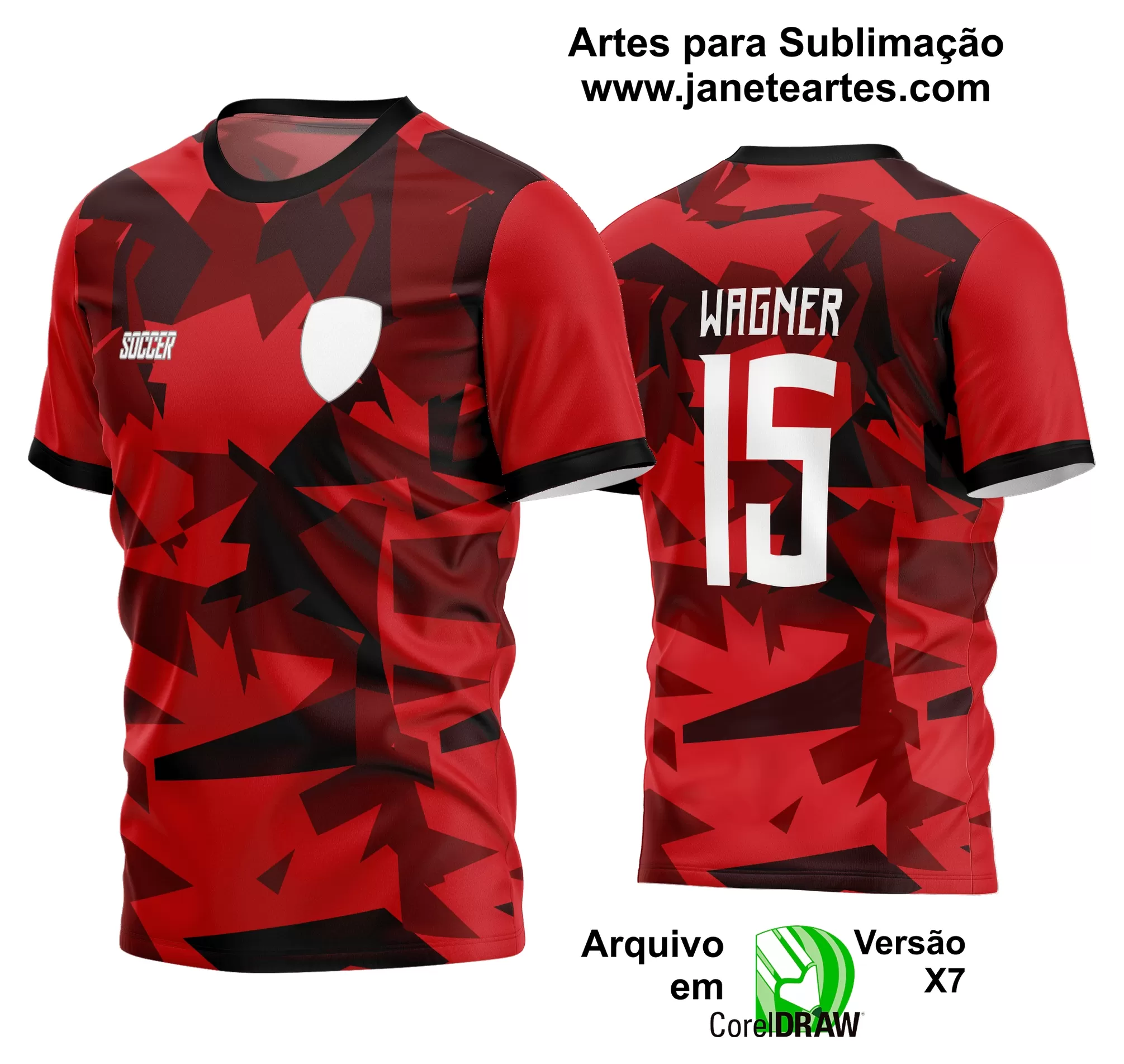 Arte Vetor Estampa Camisa Time Amador Futebol 2024