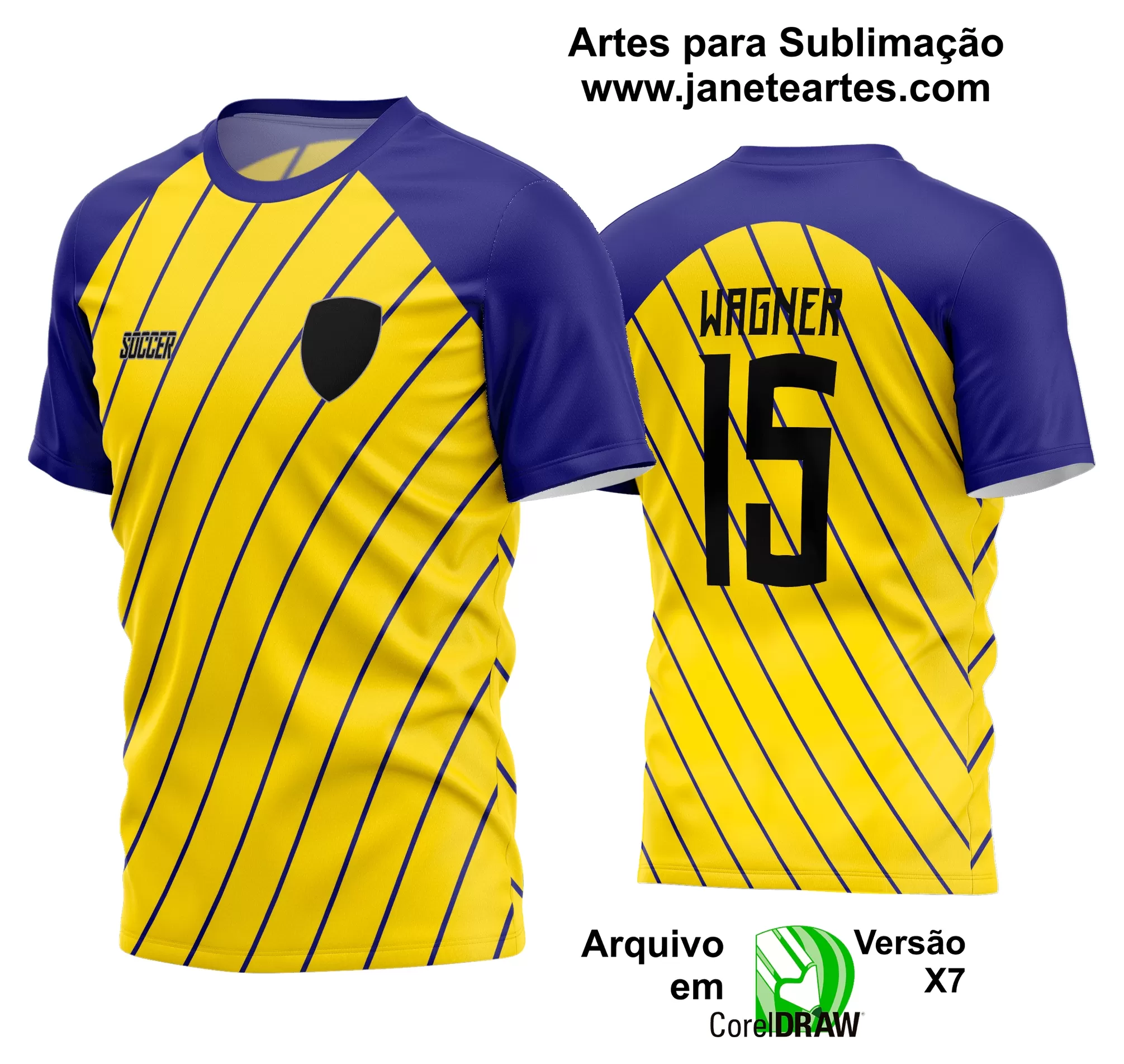 Arte Vetor Estampa Camisa Time Amador Futebol 2024