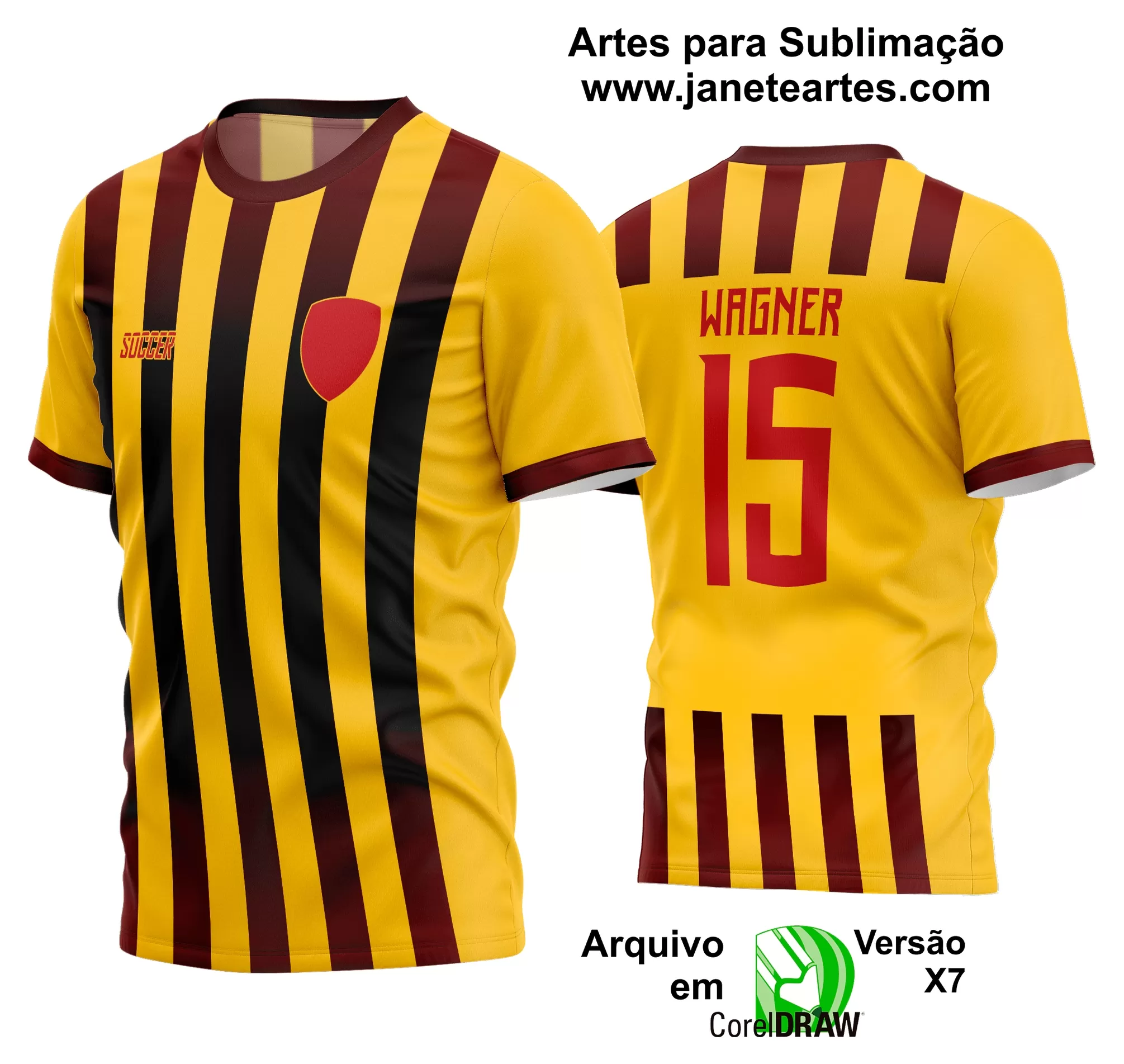 Arte Vetor Estampa Camisa Time Amador Futebol 2024