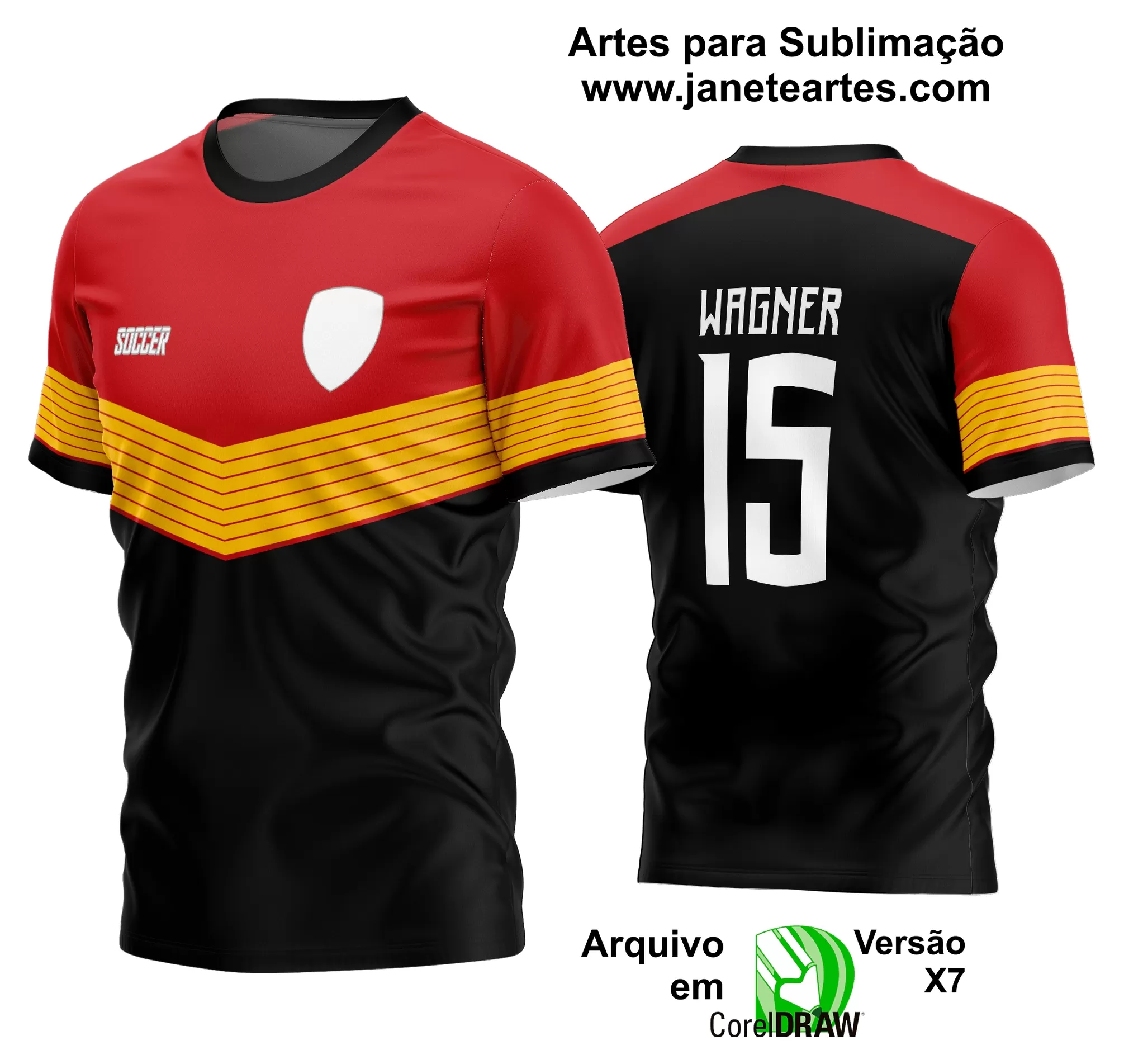 Arte Vetor Estampa Camisa Time Amador Futebol 2024