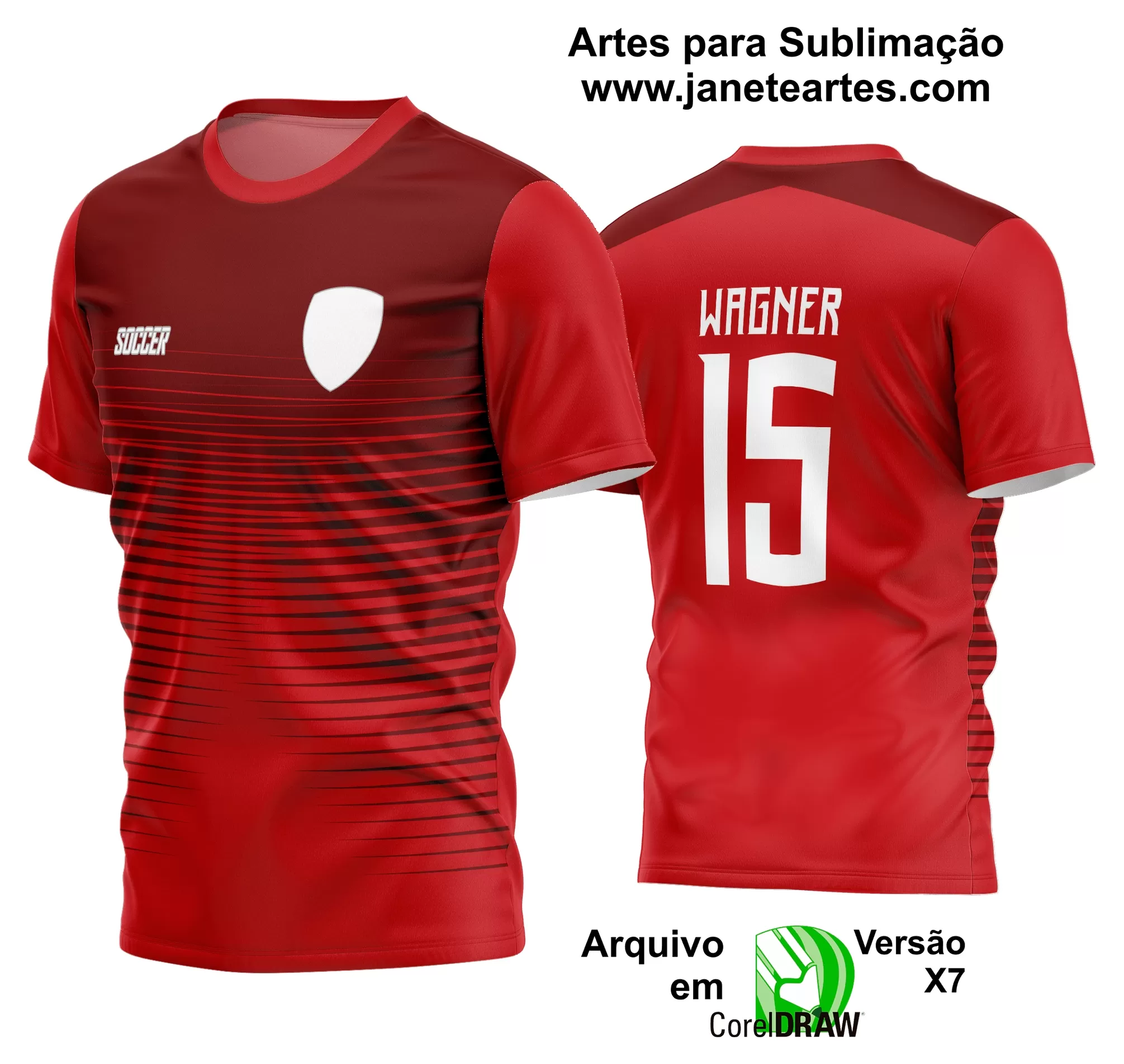 Arte Vetor Estampa Camisa Time Amador Futebol 2024