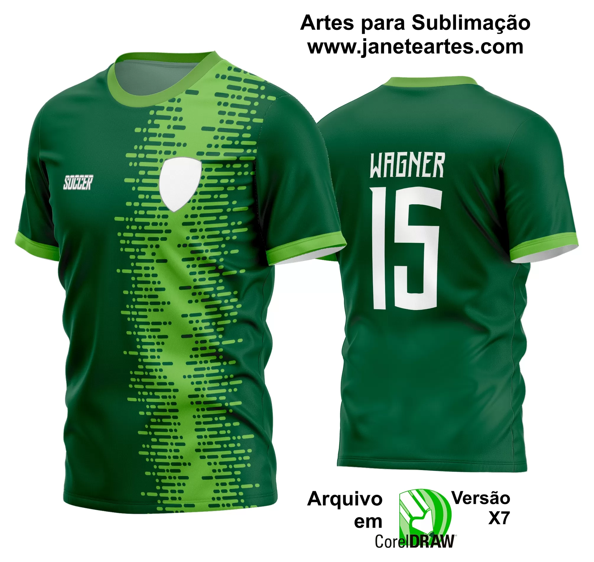 Arte Vetor Estampa Camisa Time Amador Futebol 2024