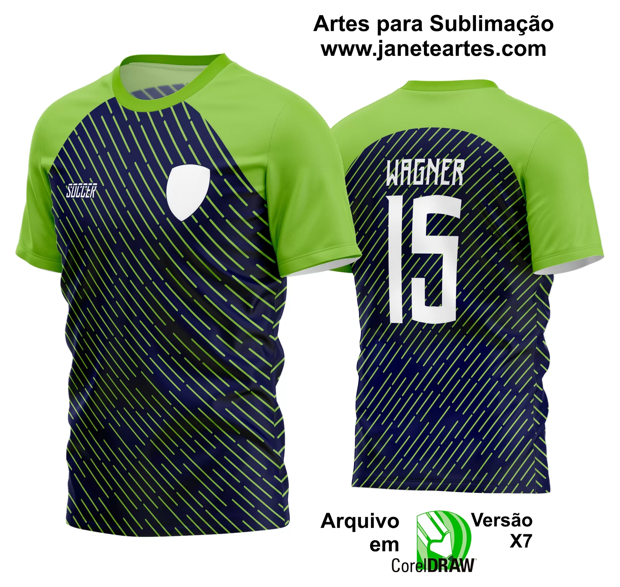 Arte Vetor Estampa Camisa Time Amador Futebol 2024