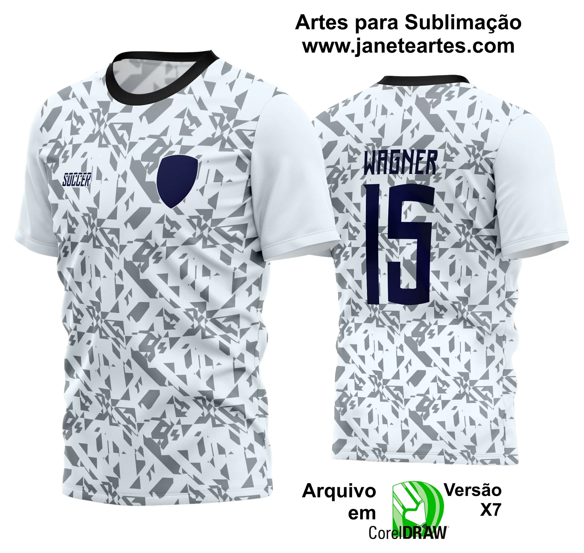 Arte Vetor Estampa Camisa Time Amador Futebol 2024