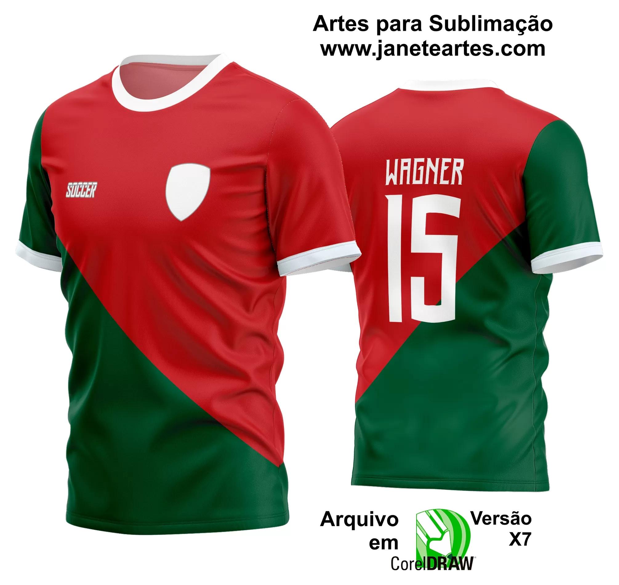 Arte Vetor Estampa Camisa Time Amador Futebol 2024