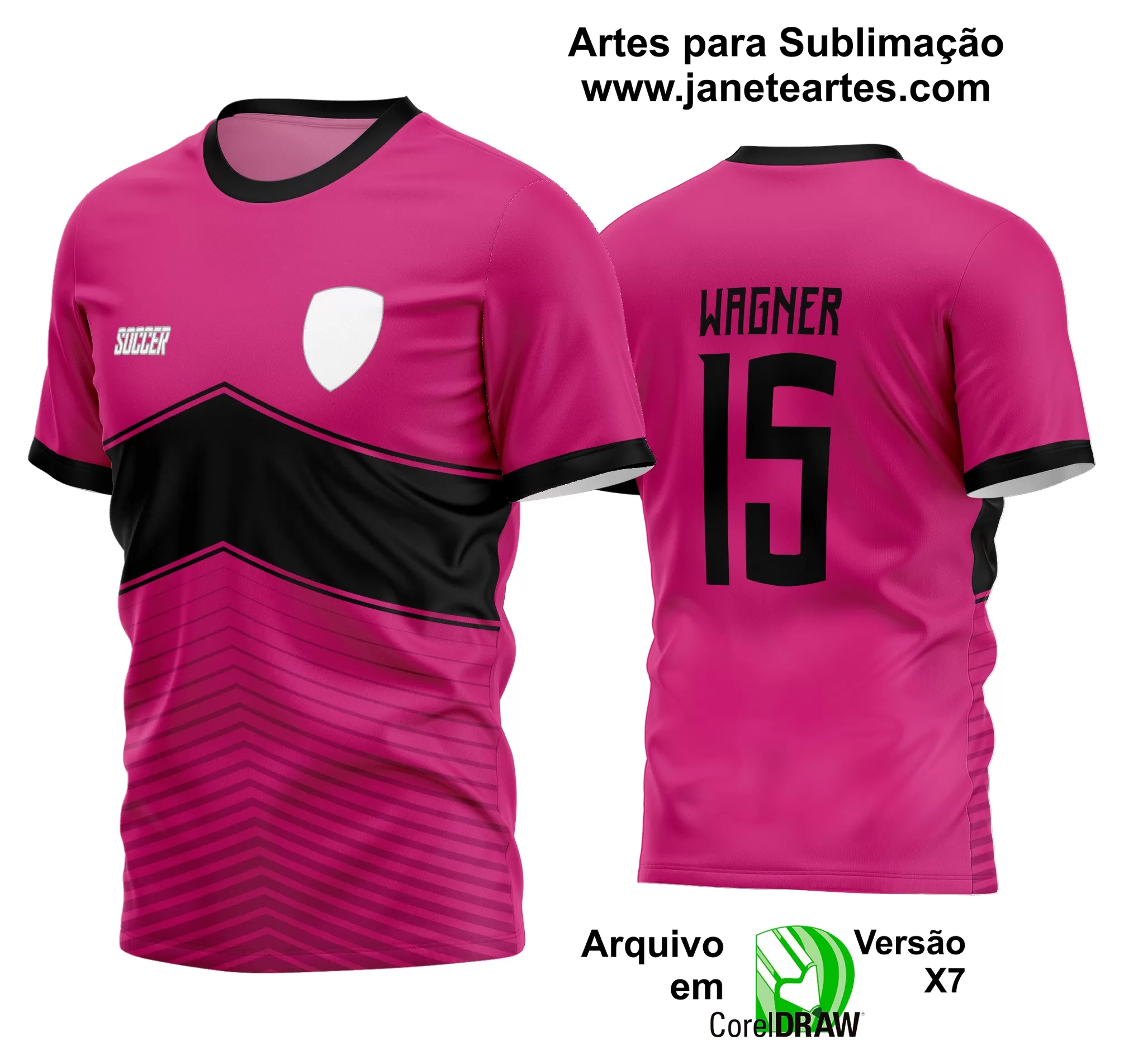 Arte Vetor Estampa Camisa Time Amador Futebol 2024