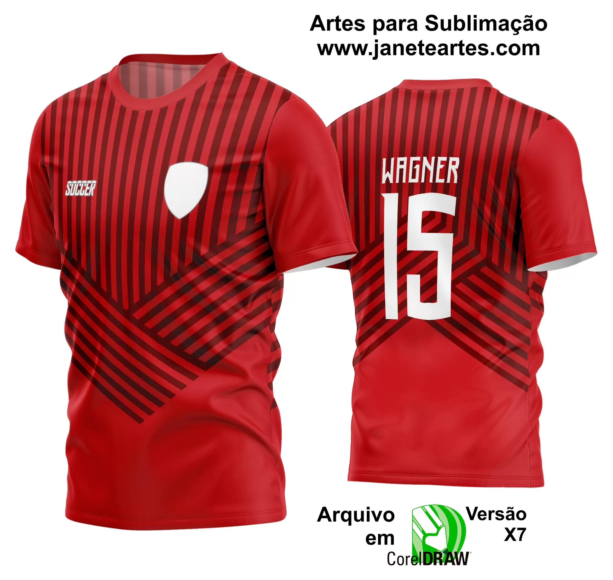 Arte Vetor Estampa Camisa Time Amador Futebol 2024