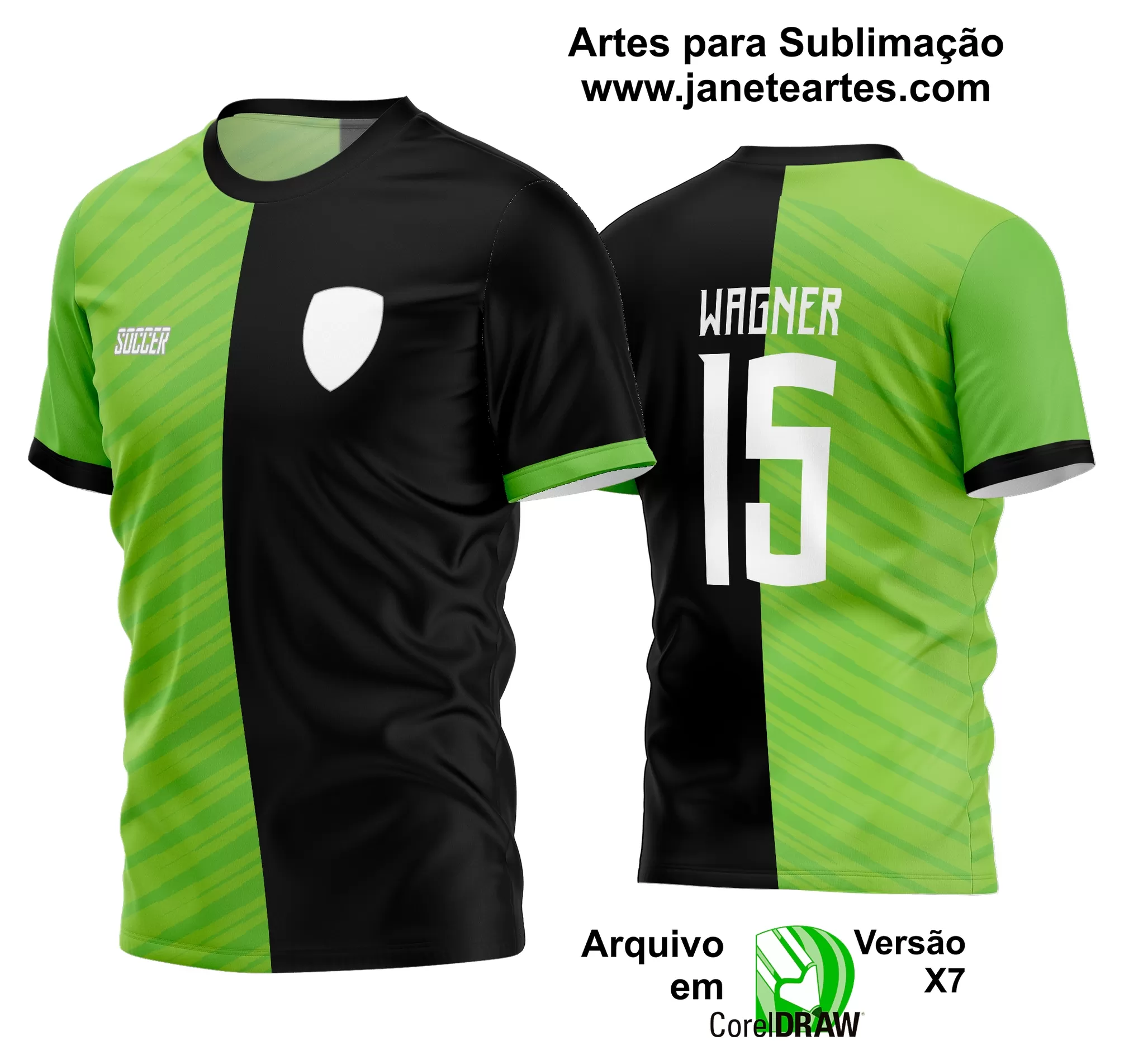 Arte Vetor Estampa Camisa Time Amador Futebol 2024