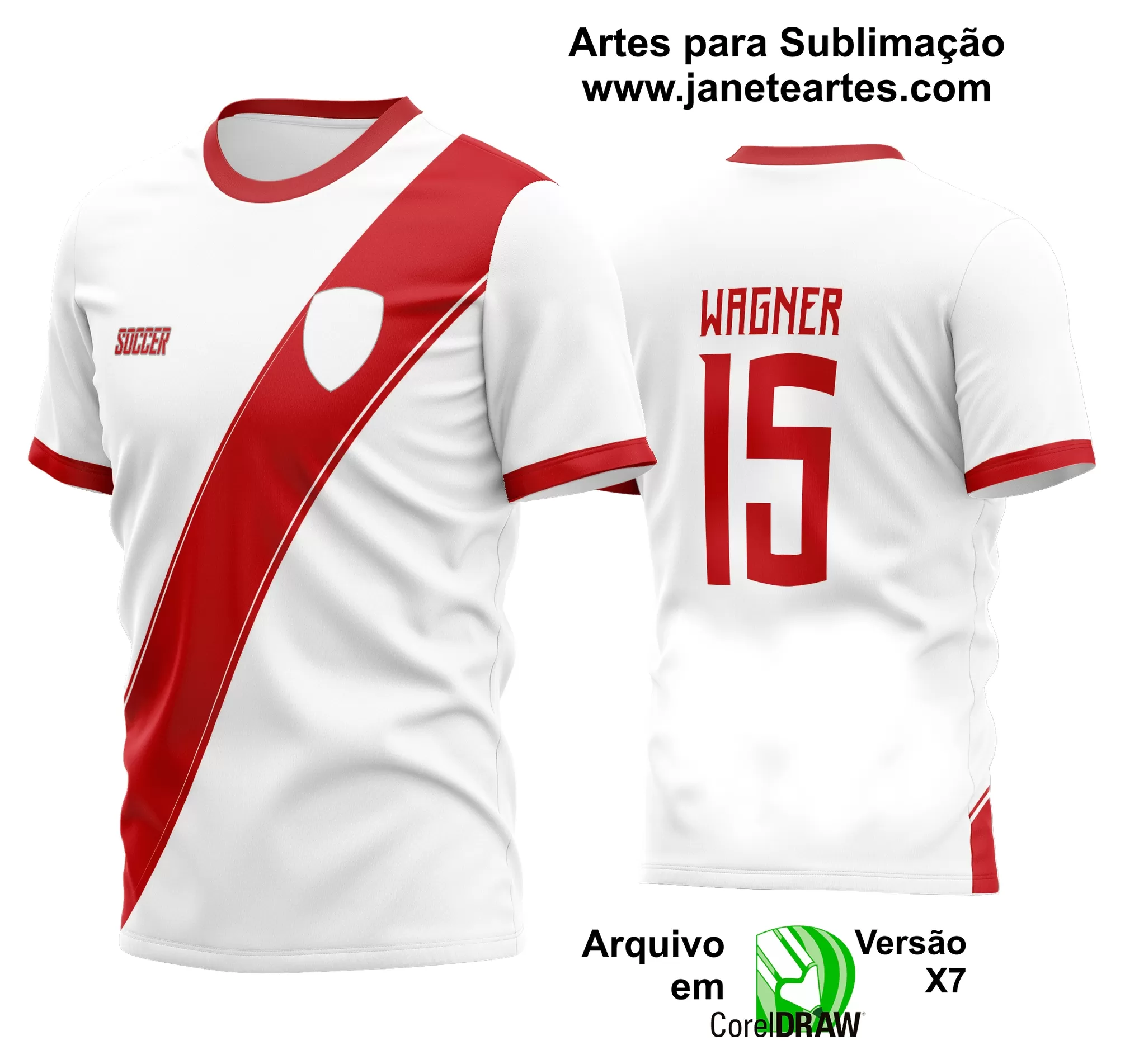 Arte Vetor Estampa Camisa Time Amador Futebol 2024