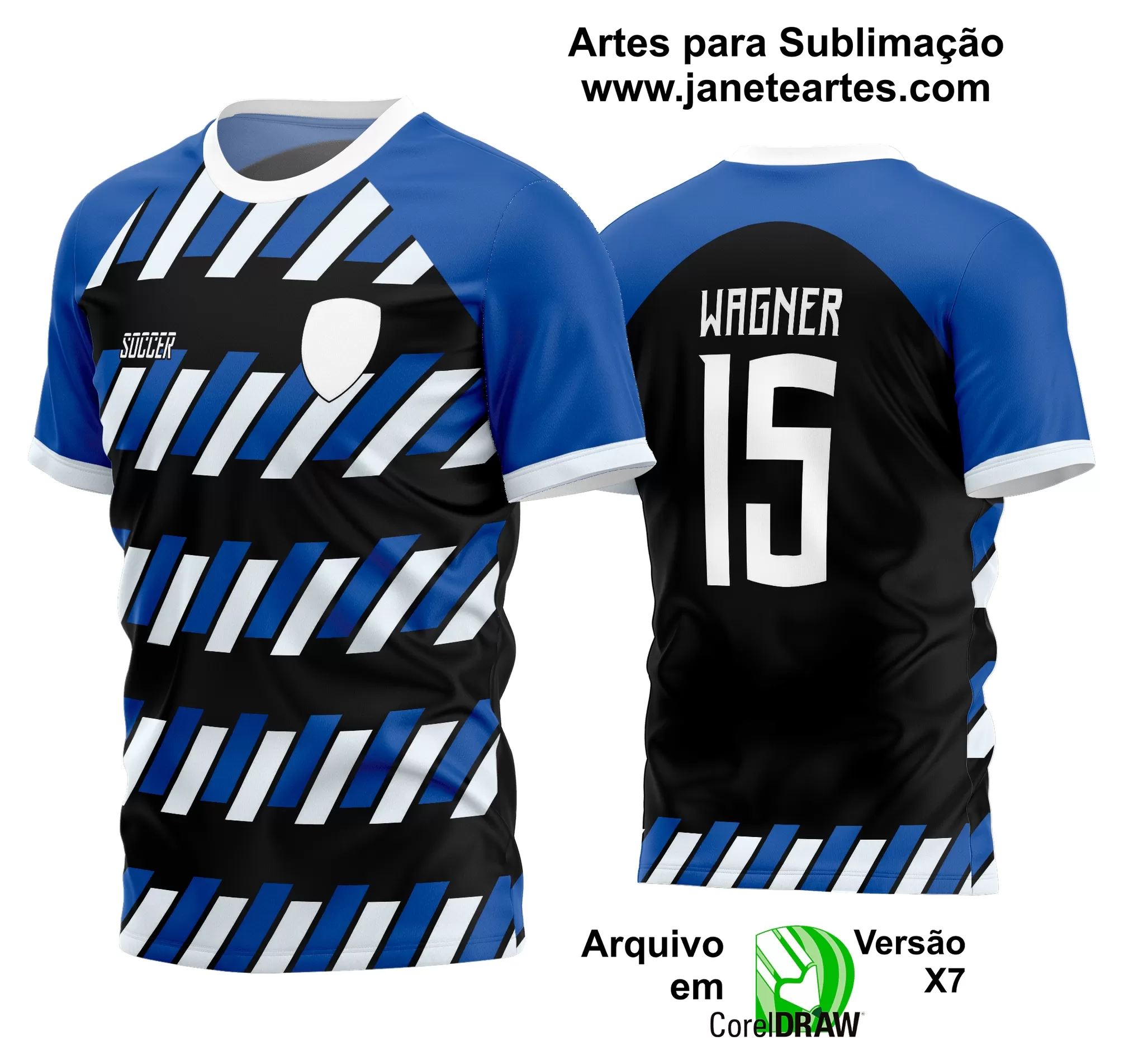 Arte Vetor Estampa Camisa Time Amador Futebol 2024