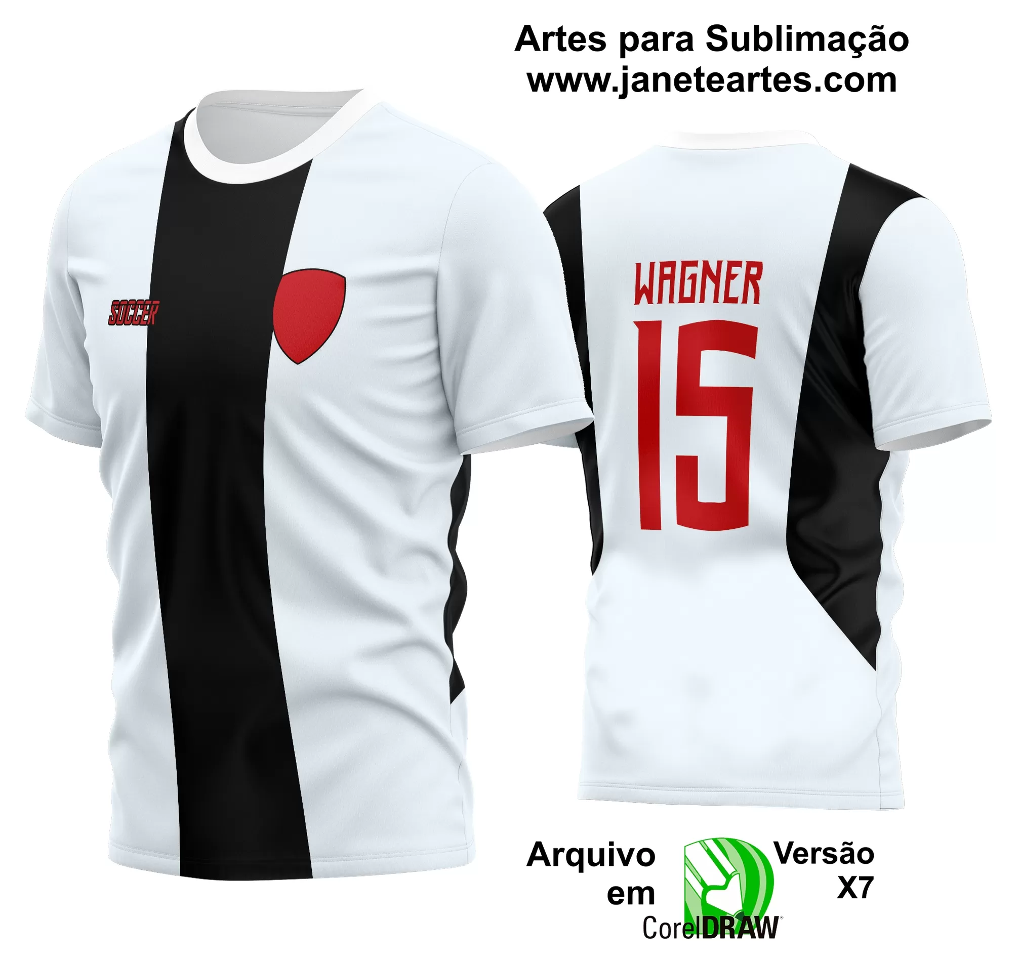 Arte Vetor Estampa Camisa Time Amador Futebol 2024