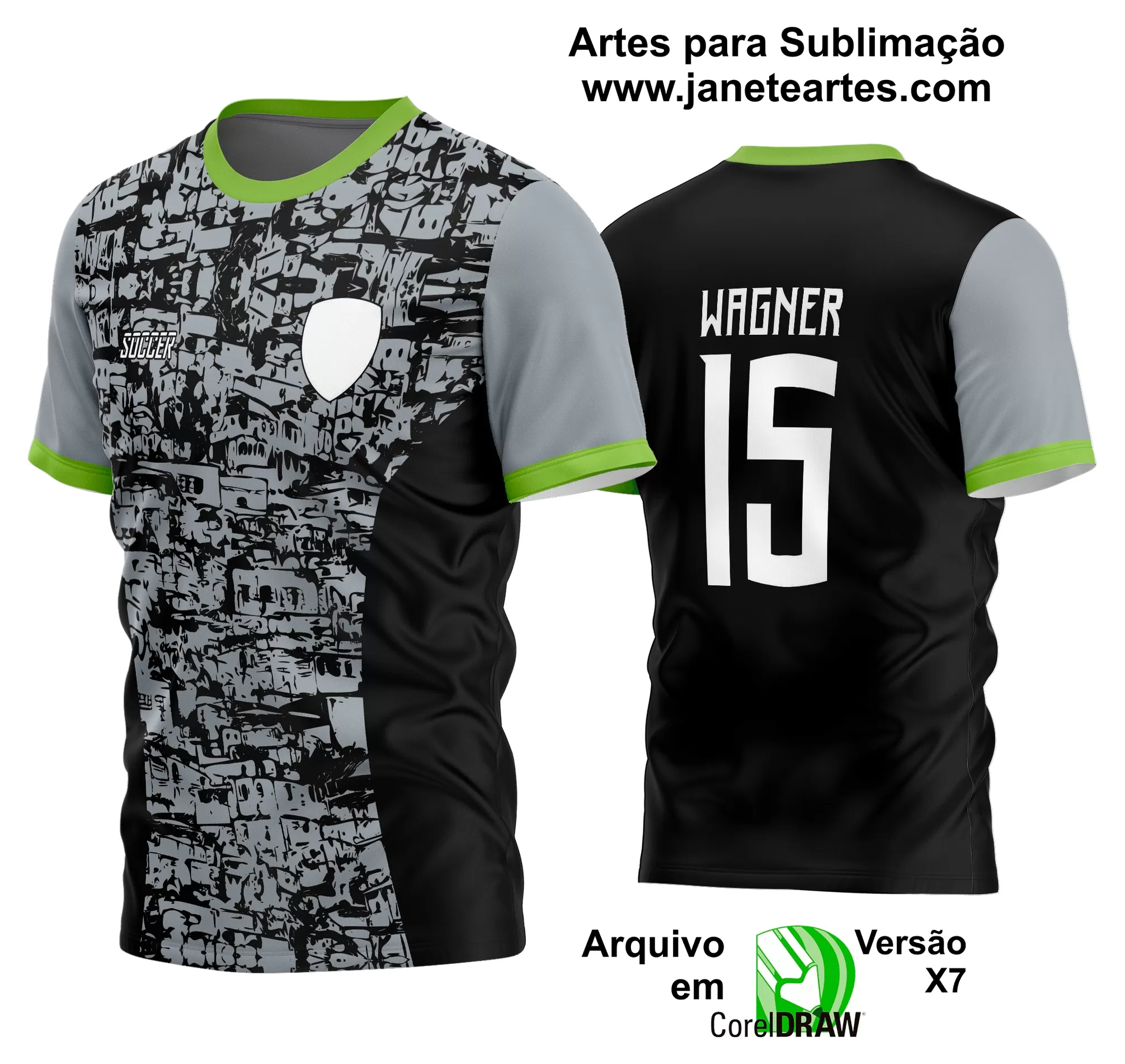 Arte Vetor Estampa Camisa Time Amador Futebol 2024