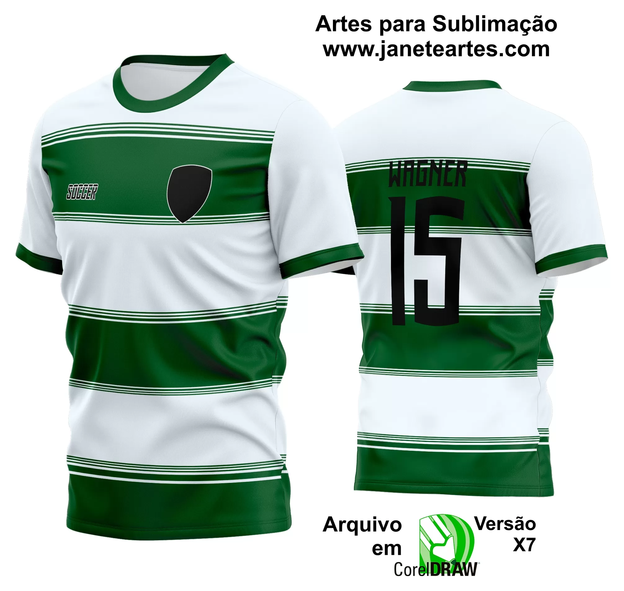 Arte Vetor Estampa Camisa Time Amador Futebol 2024