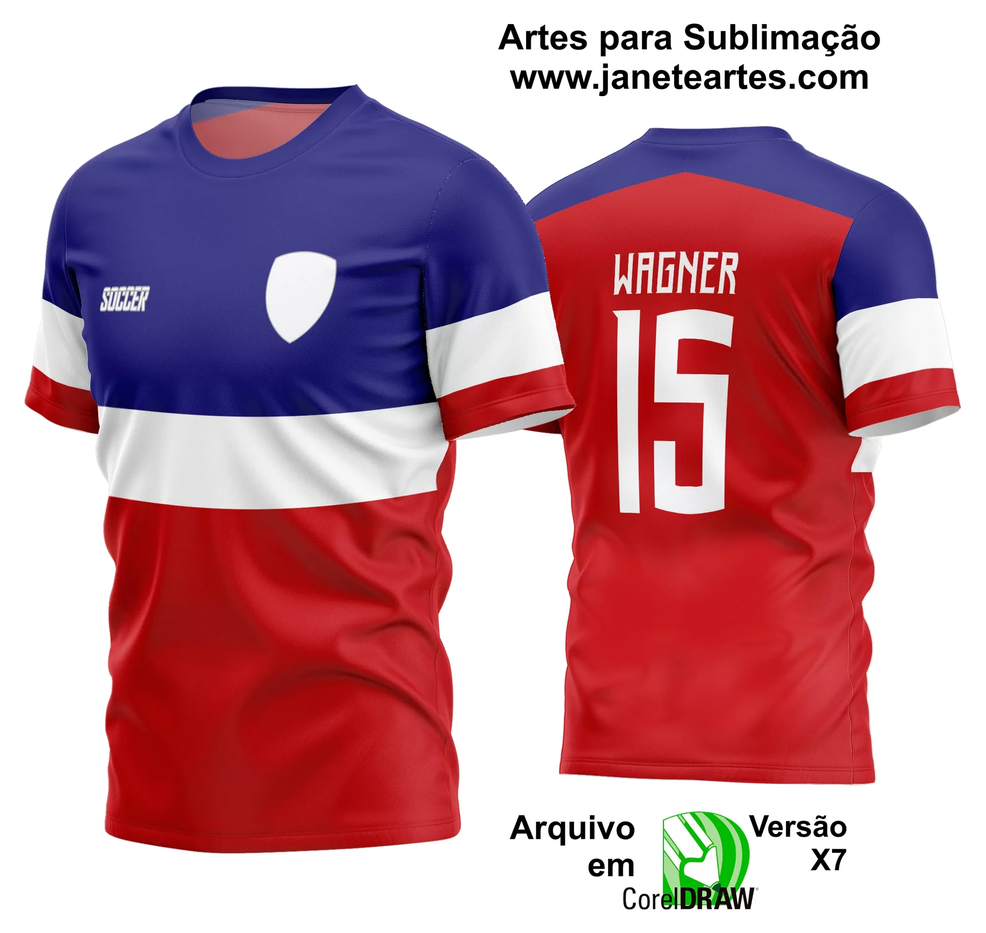 Arte Vetor Estampa Camisa Time Amador Futebol 2024