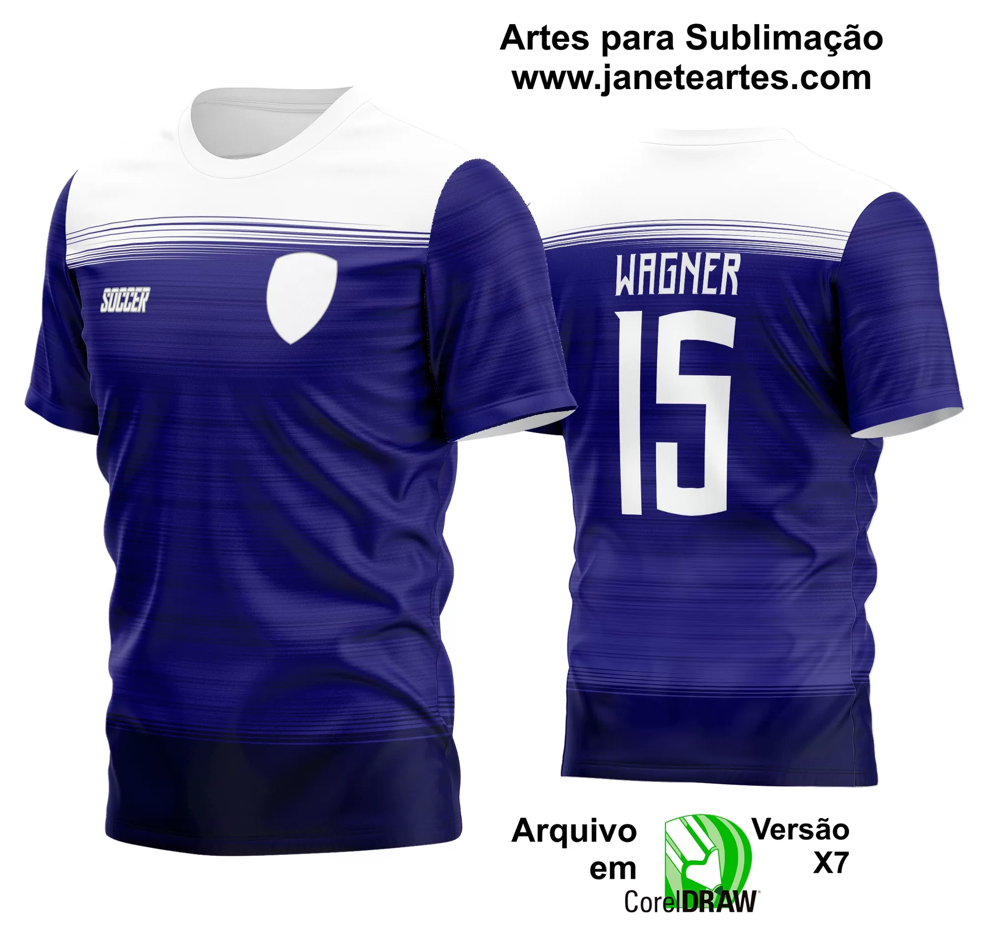 Arte Vetor Estampa Camisa Time Amador Futebol 2024